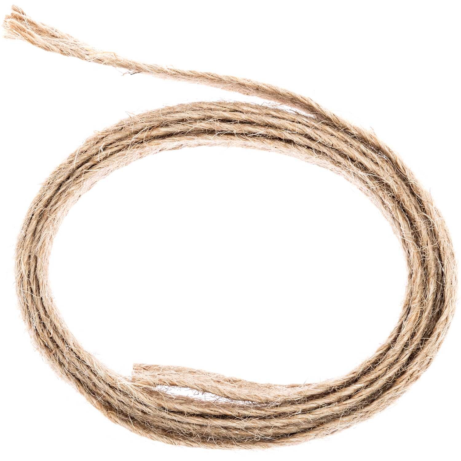 Jute-Band geflochten natur 12mm von idee. Creativmarkt 