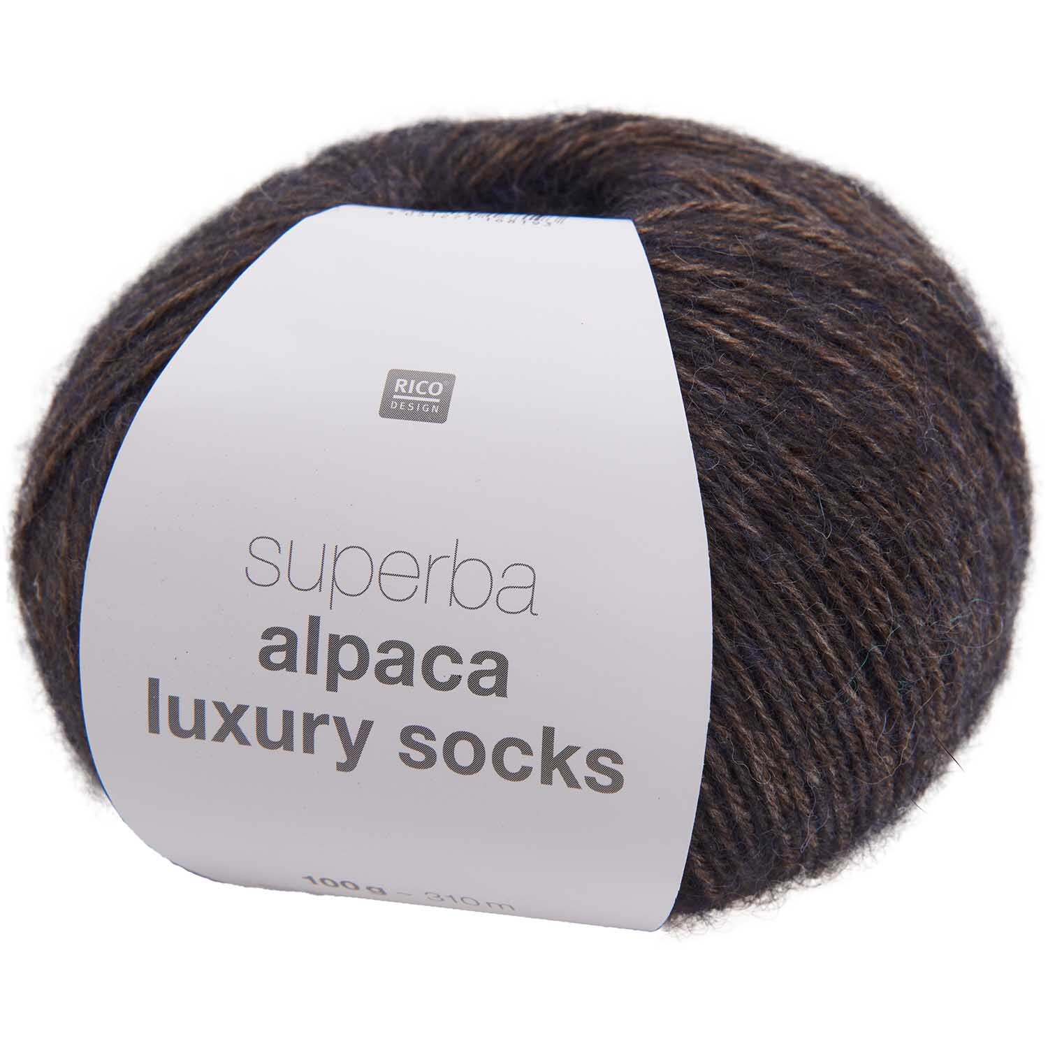Rico Design Superba Alpaca Luxury Socks Marine