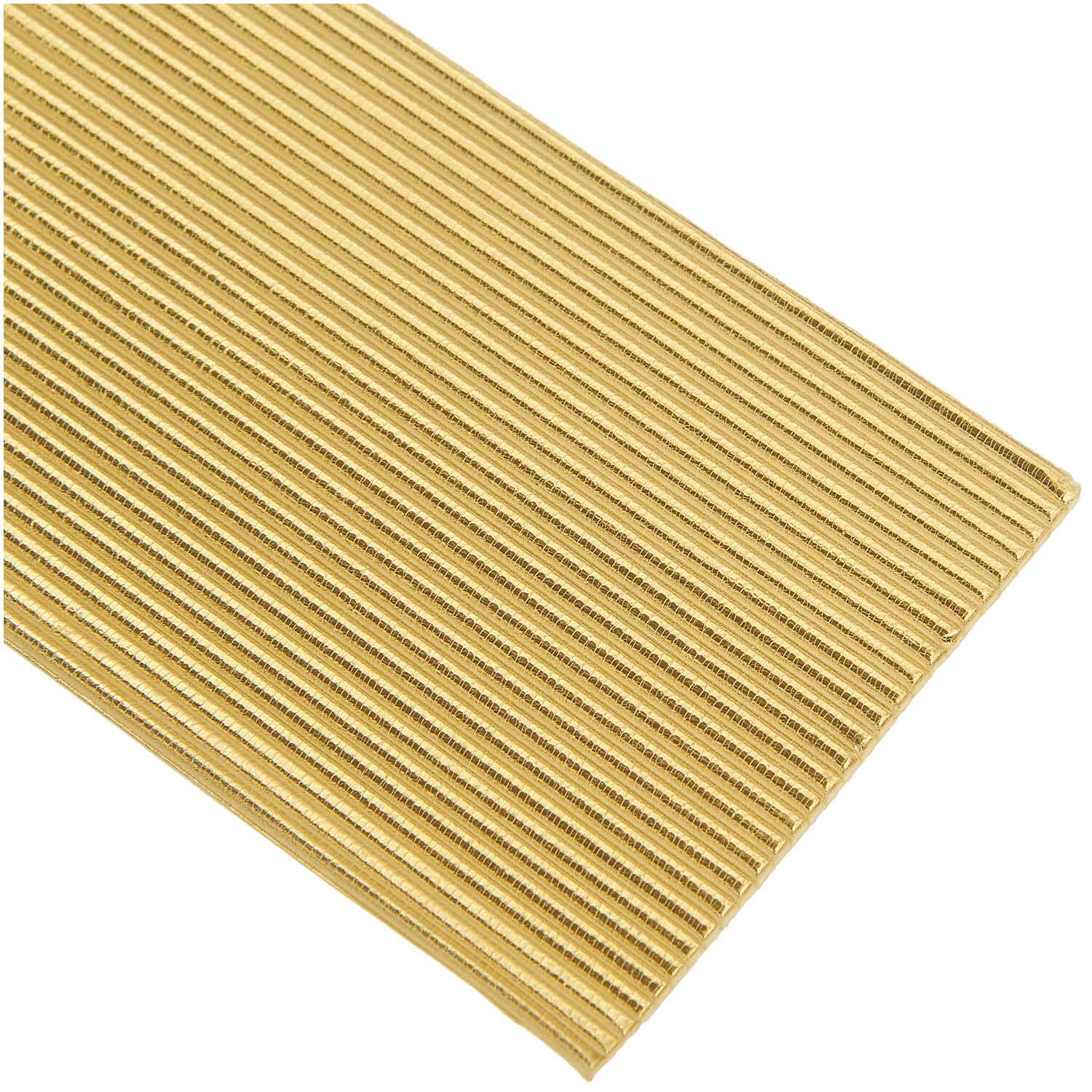 Wachsstreifen flach gold 20cm 29 Stück