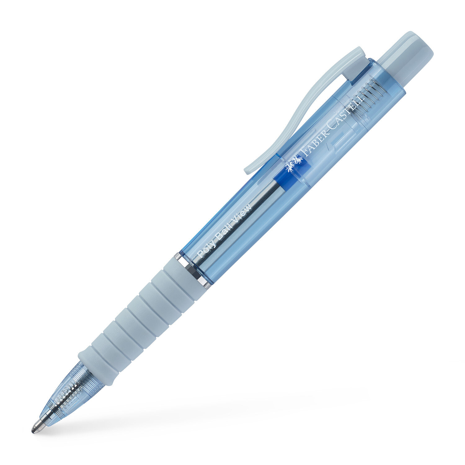 Kugelschreiber Poly Ball View Farbe Icy Glow von Faber-Castell 