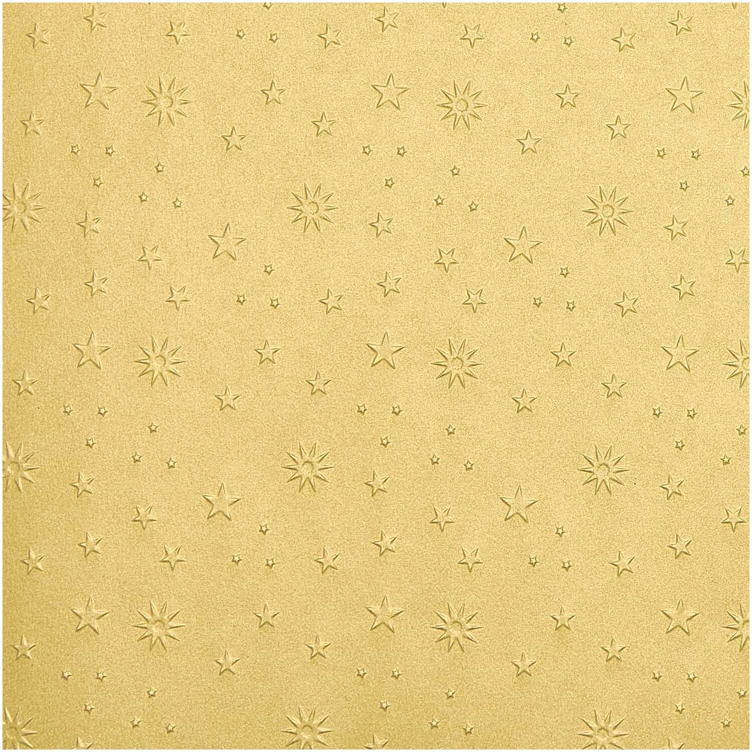 Prägekarton Sterne 50x70cm 220g/m²