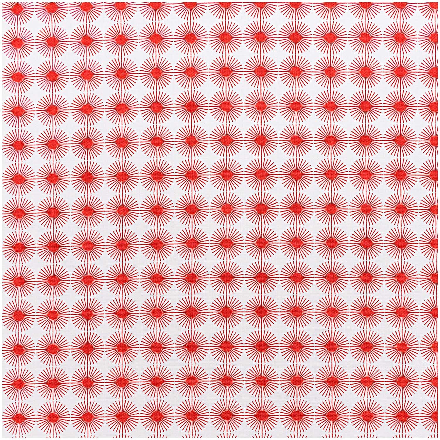 Stoff Rosette rot 50x140cm Stoff Rosette rot 50x140cm