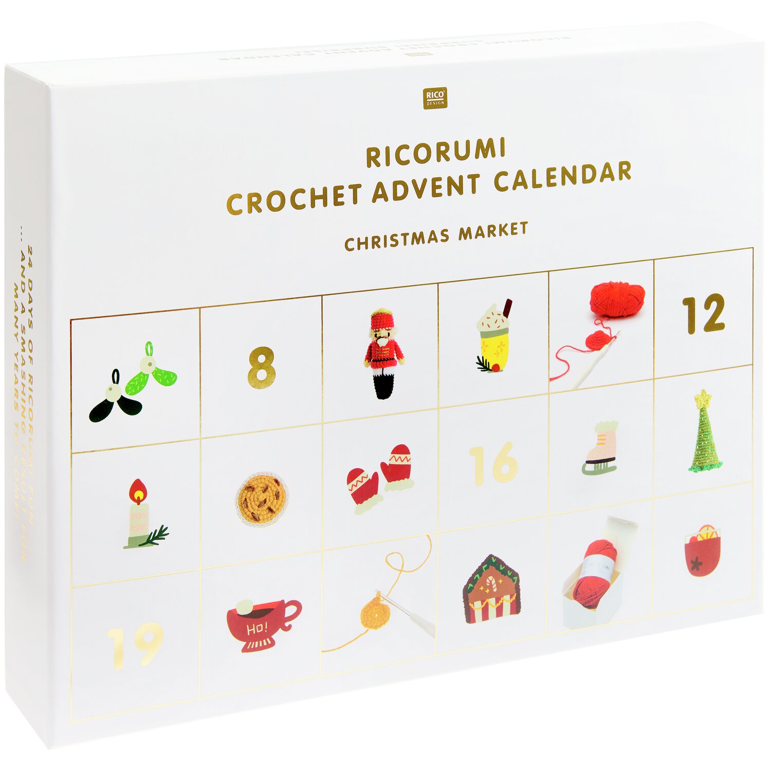 Ricorumi Adventskalender Weihnachtsmarkt  von Rico Design