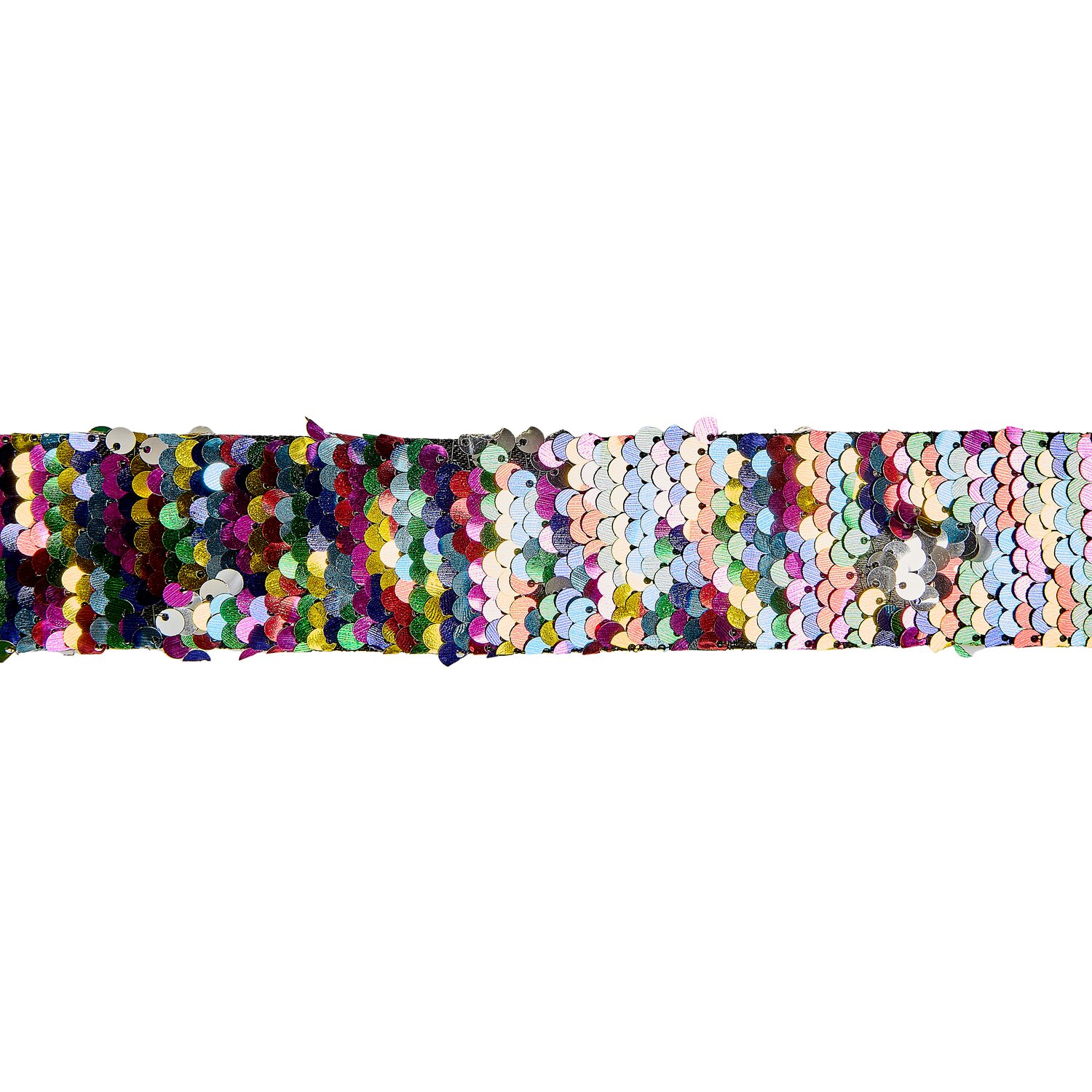 Paillettenband Bunt-Silber 38mmx2m von Rico Design