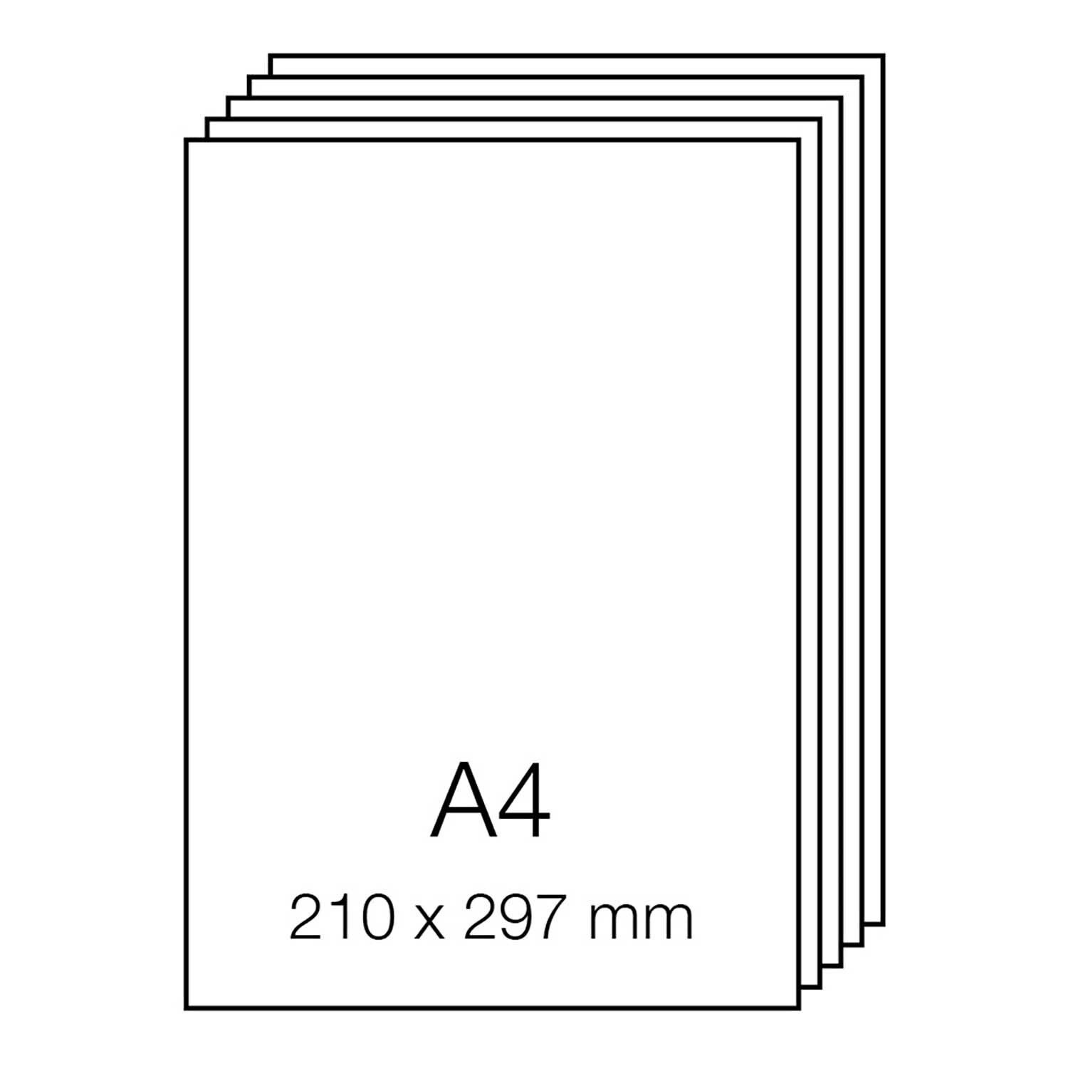 Paper Poetry Luxury Karten A4, 5 Stück, rosa. Hochwertige Karten von Rico Design in A4-Größe. Ideal für kreative Projekte.