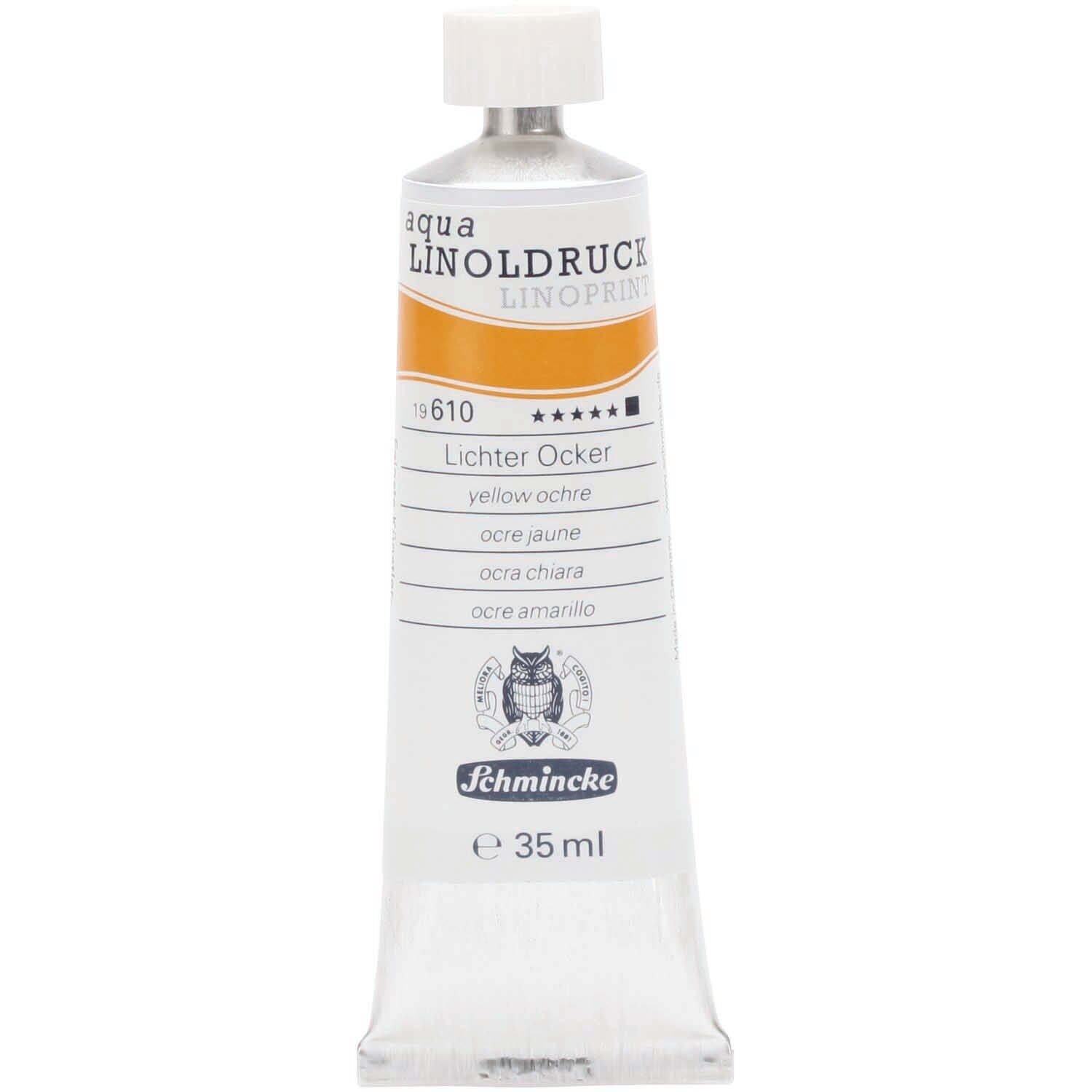 Schmincke Linoldruckfarbe Lichter Ocker