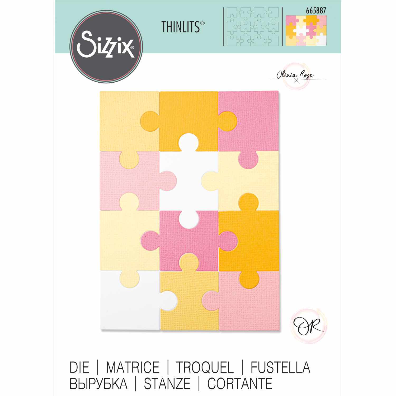 Thinlits Die Puzzle by Olivia Rose Thinlits Die Puzzle by Olivia Rose