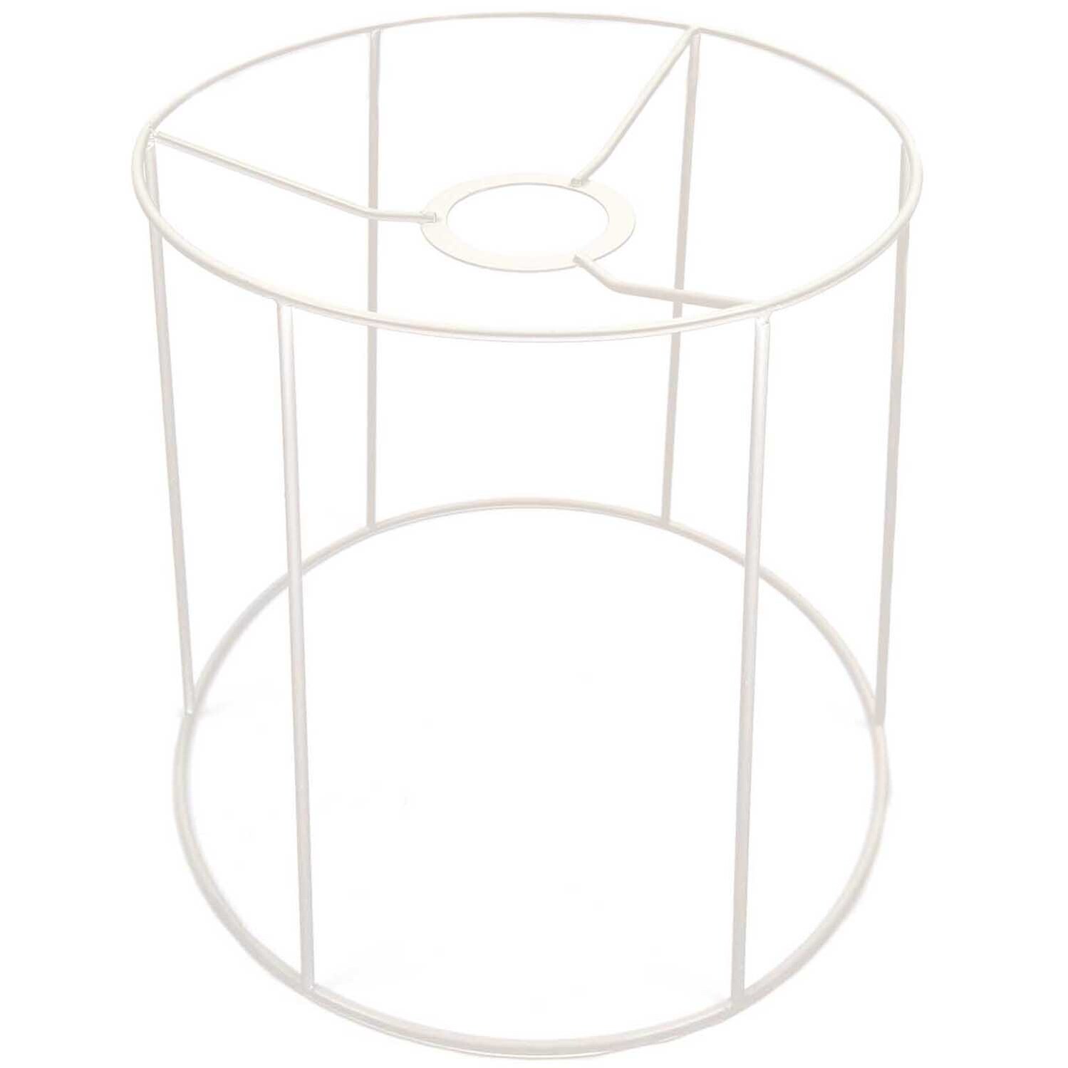 Lampenschirm weiß rund 20cm von Rico Design