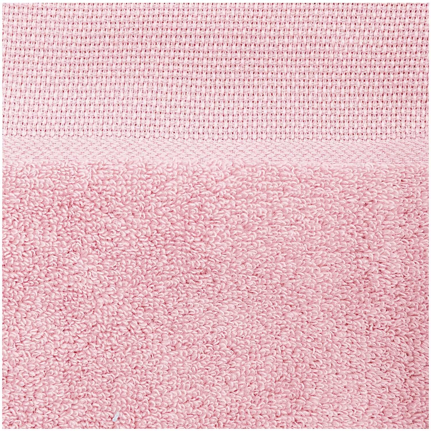 Waschlappen 30x30cm in Altrosa von Rico Design, zeigt eine weiche Textur mit feinem Muster.