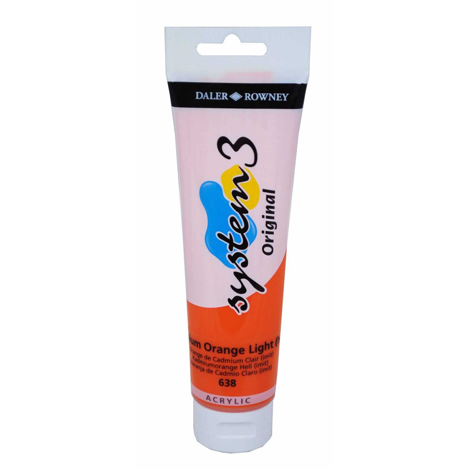 Daler-Rowney System 3 150ml Cadmium Orange Light