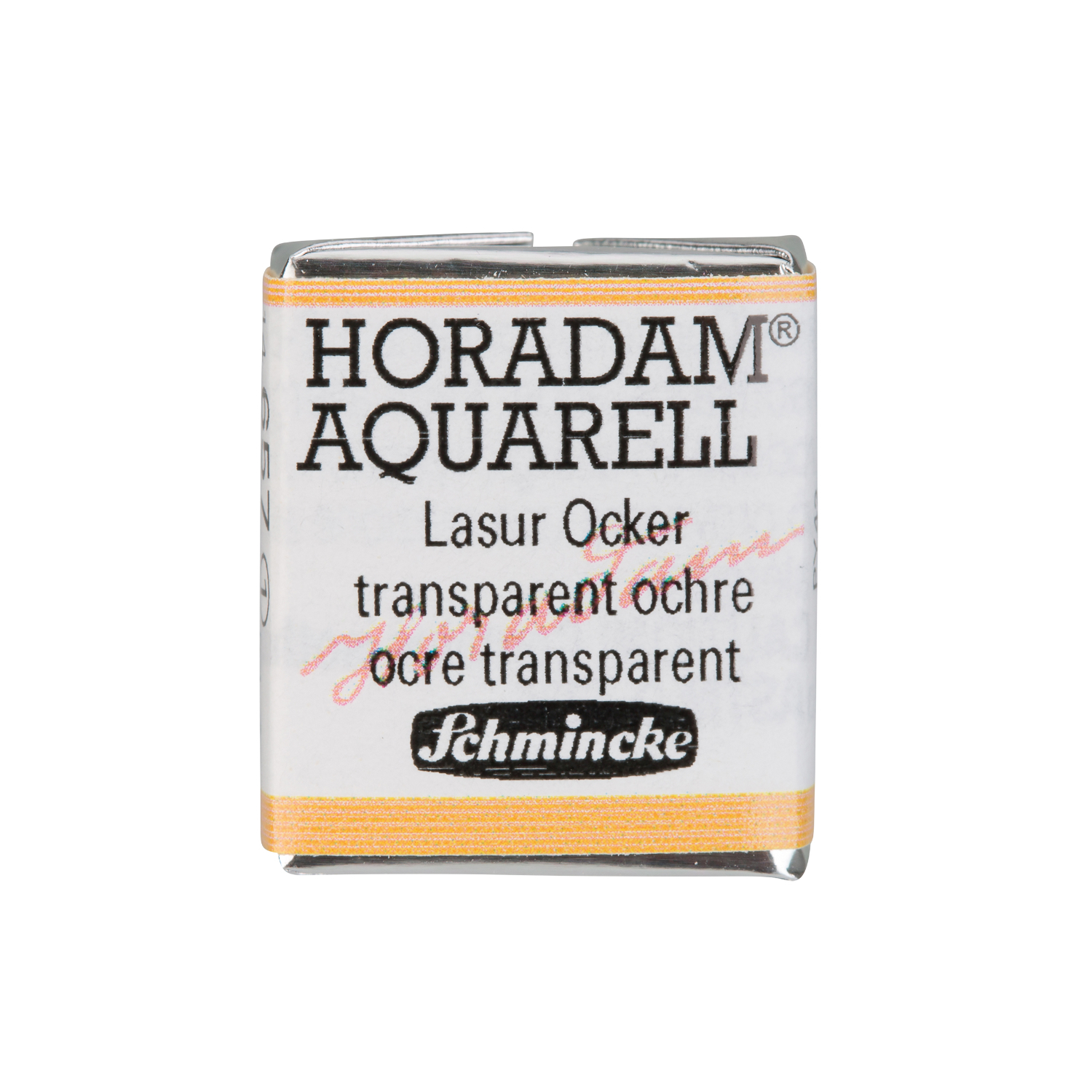 Schmincke HORADAM Aquarellfarbe 1/2 Näpfchen Lasur Ocker