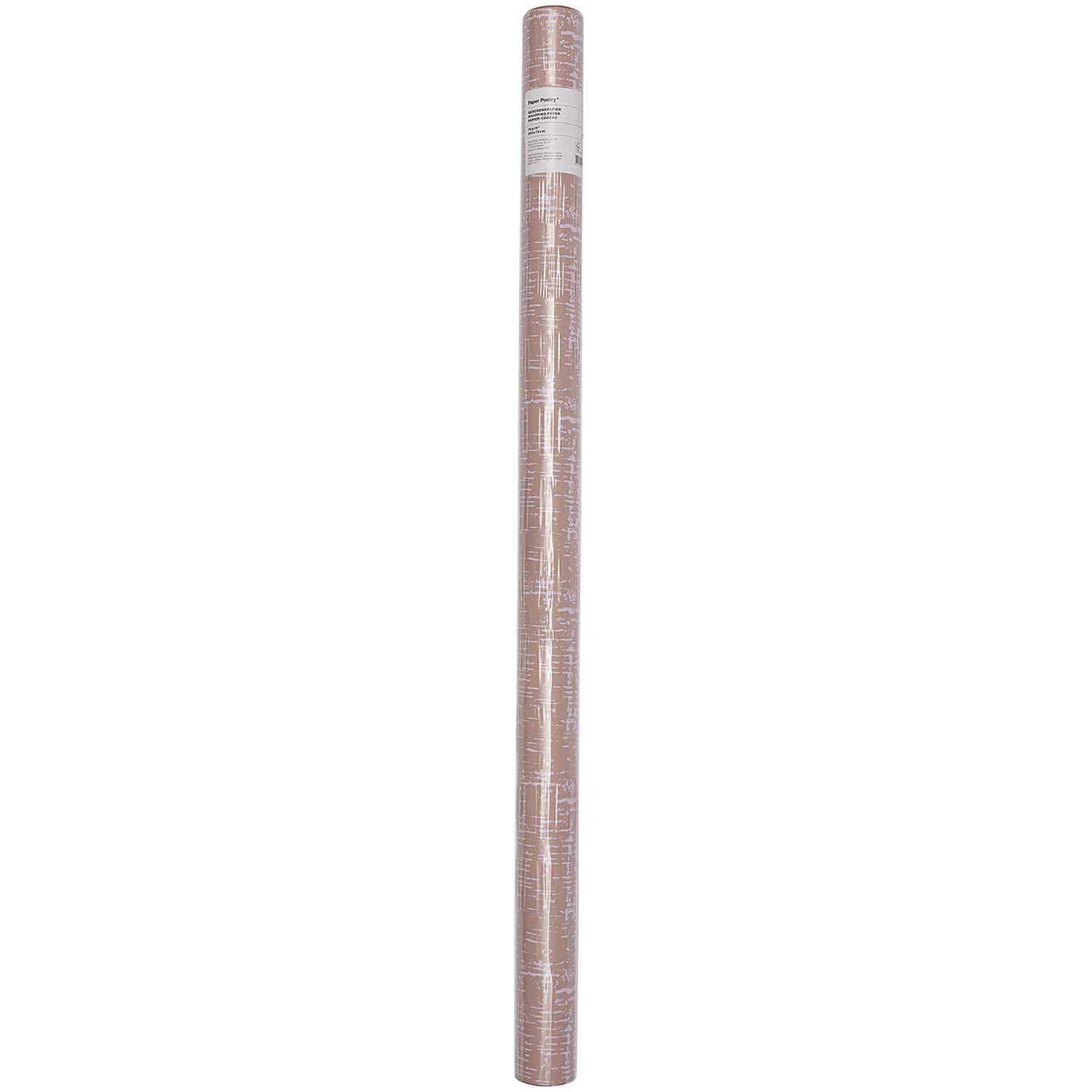 Paper Poetry Geschenkpapier Struktur mauve 70cm 2m von Rico Design