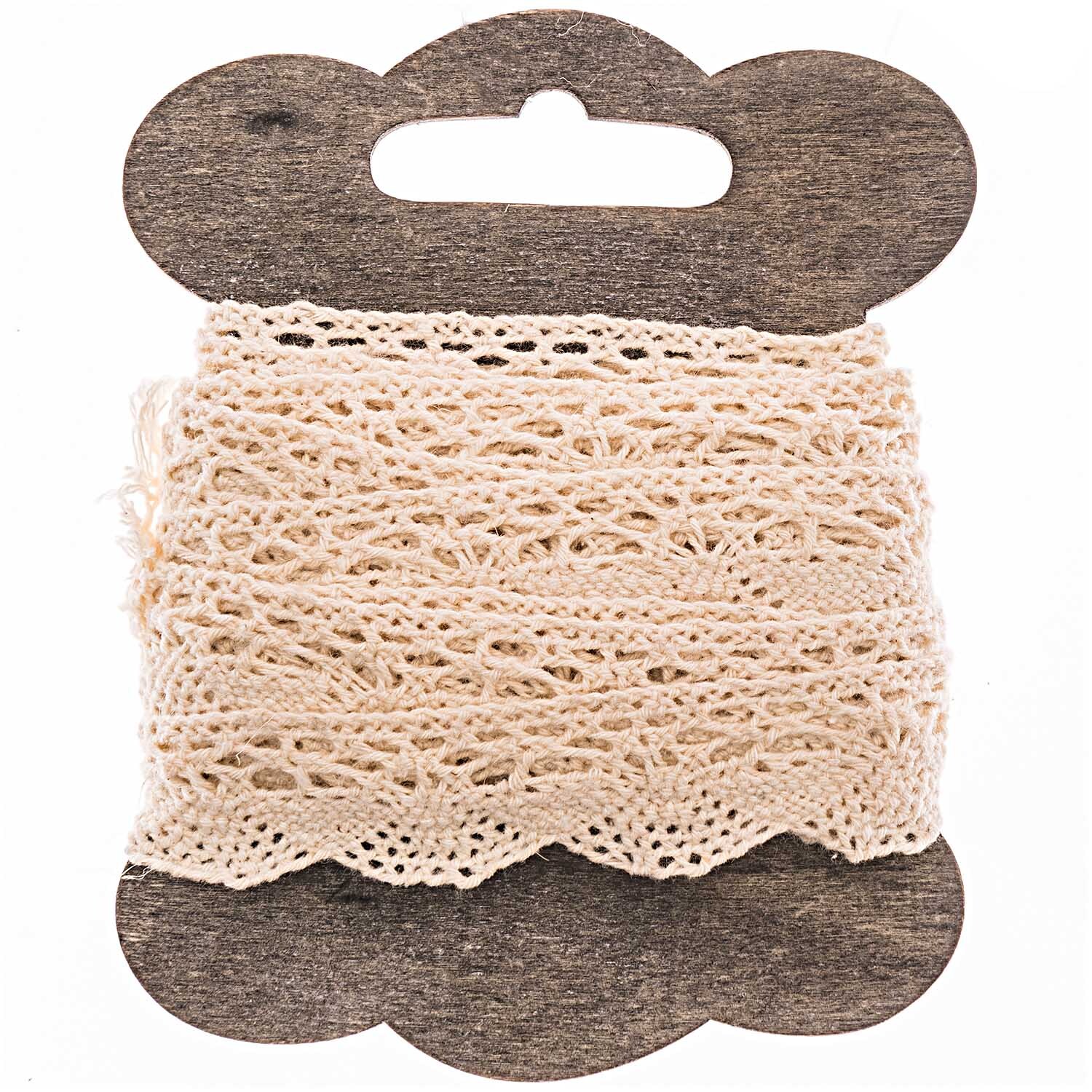Häkelkante Spitze creme 2cm 3m
