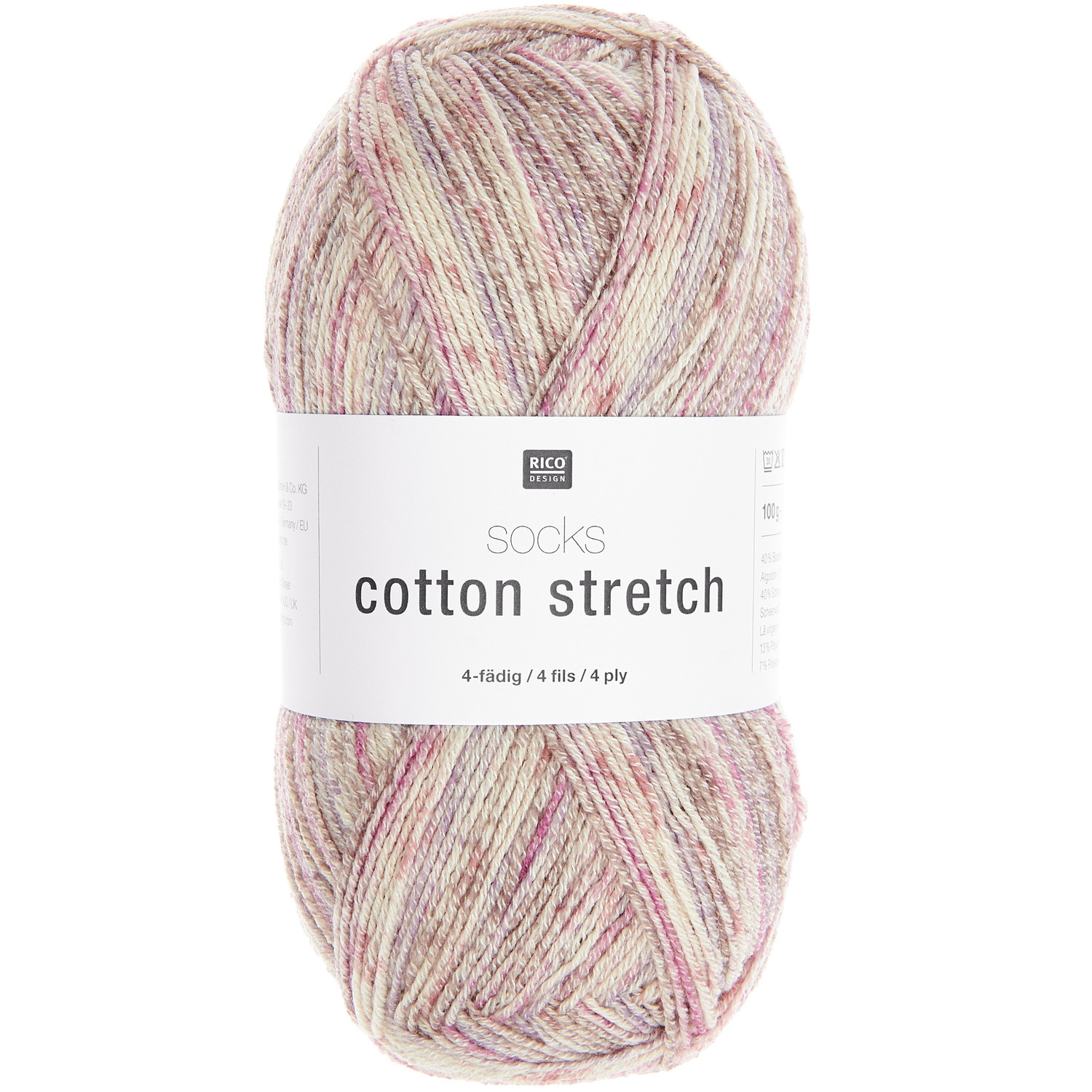 Socks Cotton Stretch 4-fädig