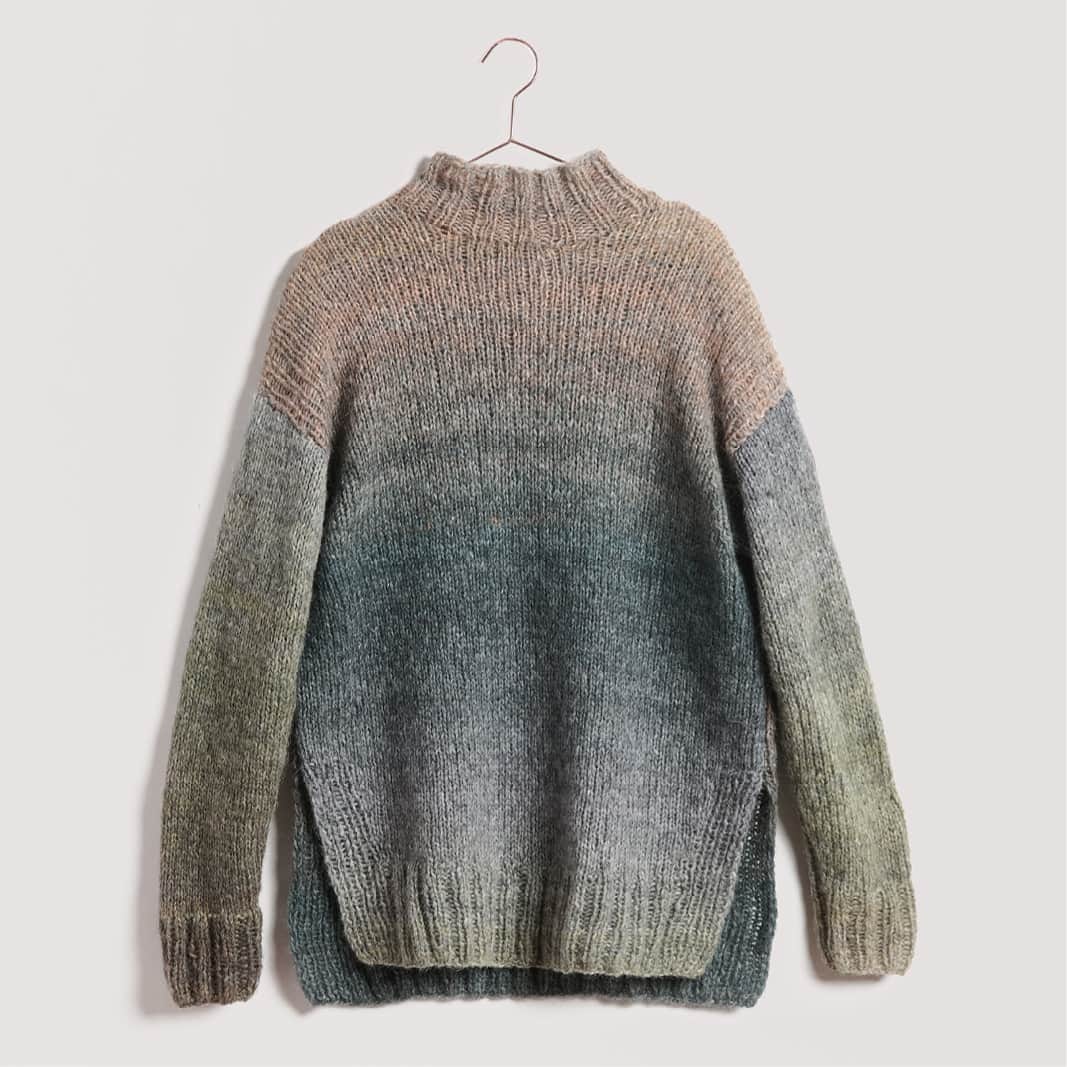 Gestrickter Pullover: Modell 17 aus dem Heft Lovewool No. 23