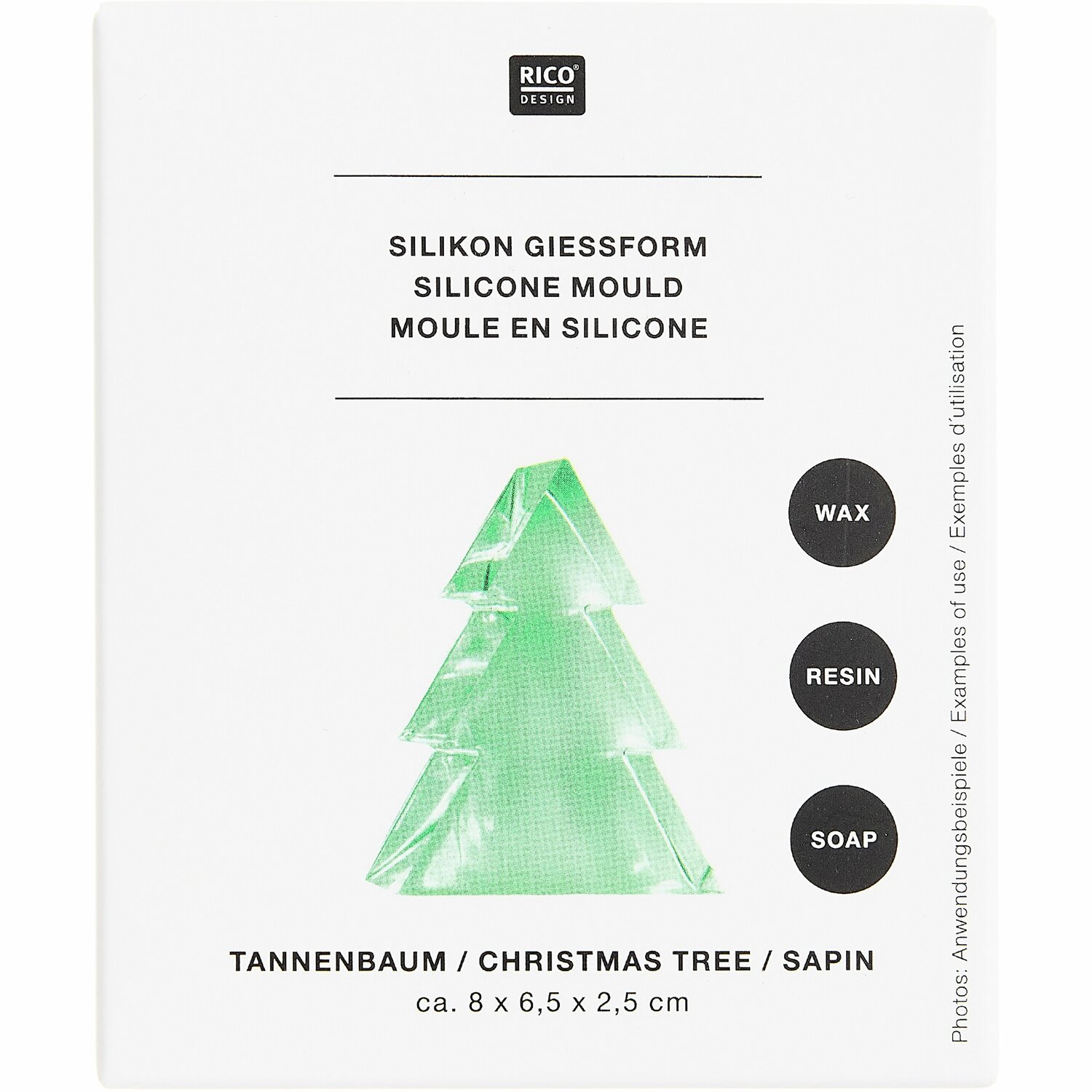 Silikon Gießform Tannenbaum von Rico Design