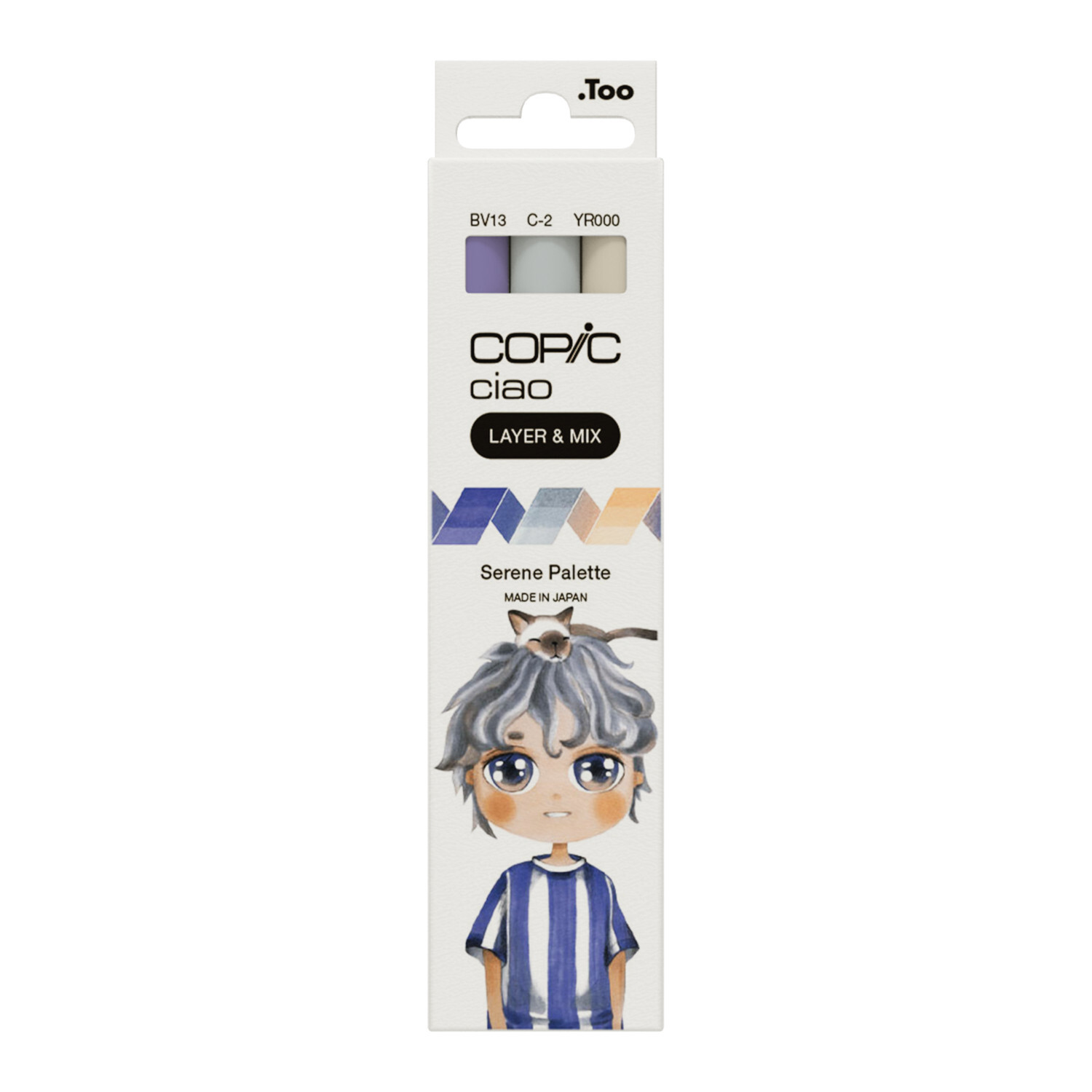 Marker Set Ciao Layer & Mix Serene Palette 3 Stück Marker Set Ciao Layer & Mix Serene Palette 3 Stück