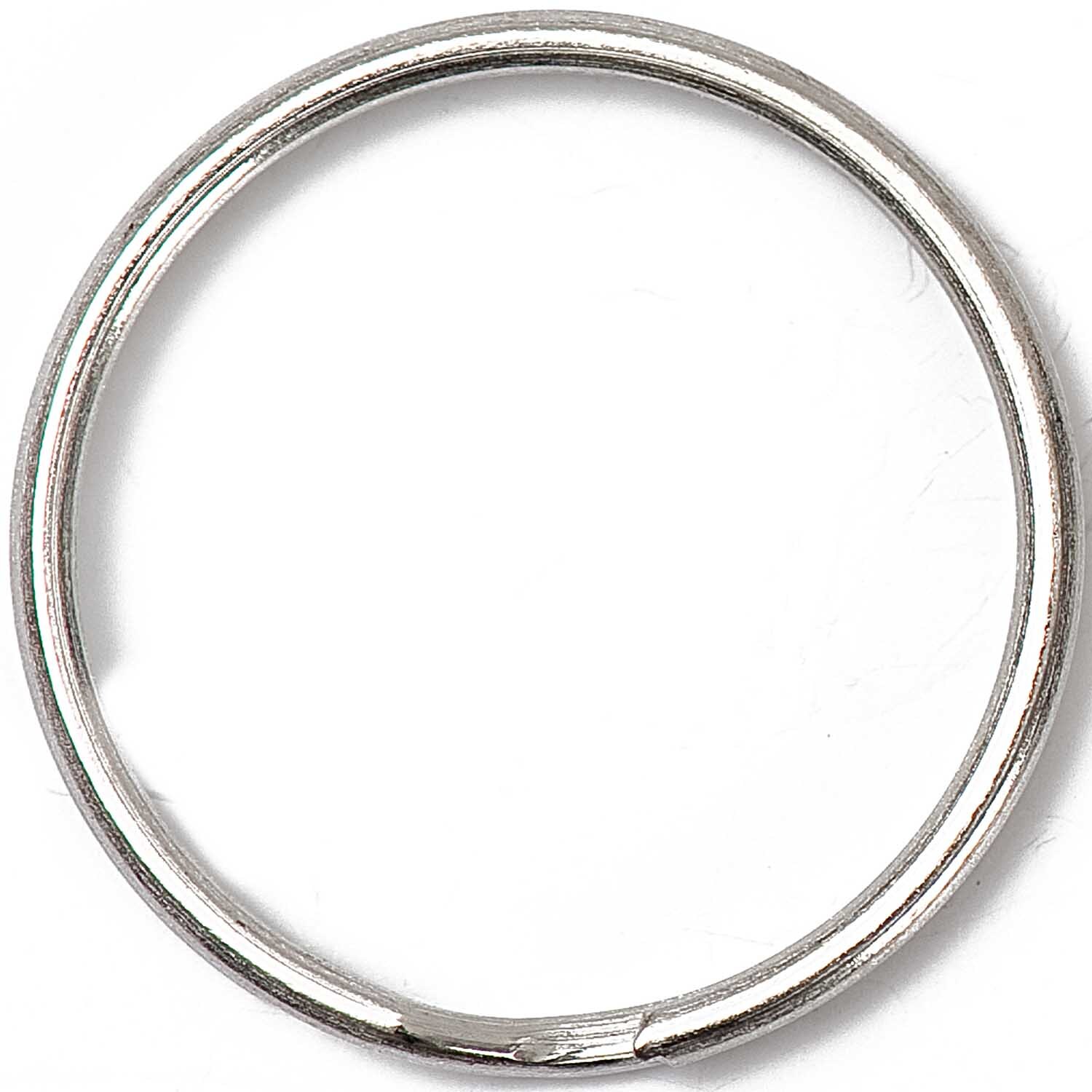 Schlüsselring silber 30mm 2 Stück