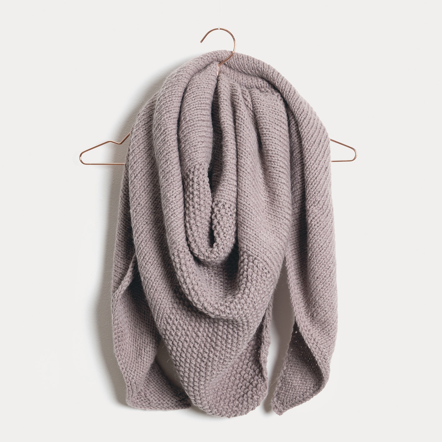 Strickanleitung Dreieckstuch aus Essentials Alpaca Twist chunky von Rico Design