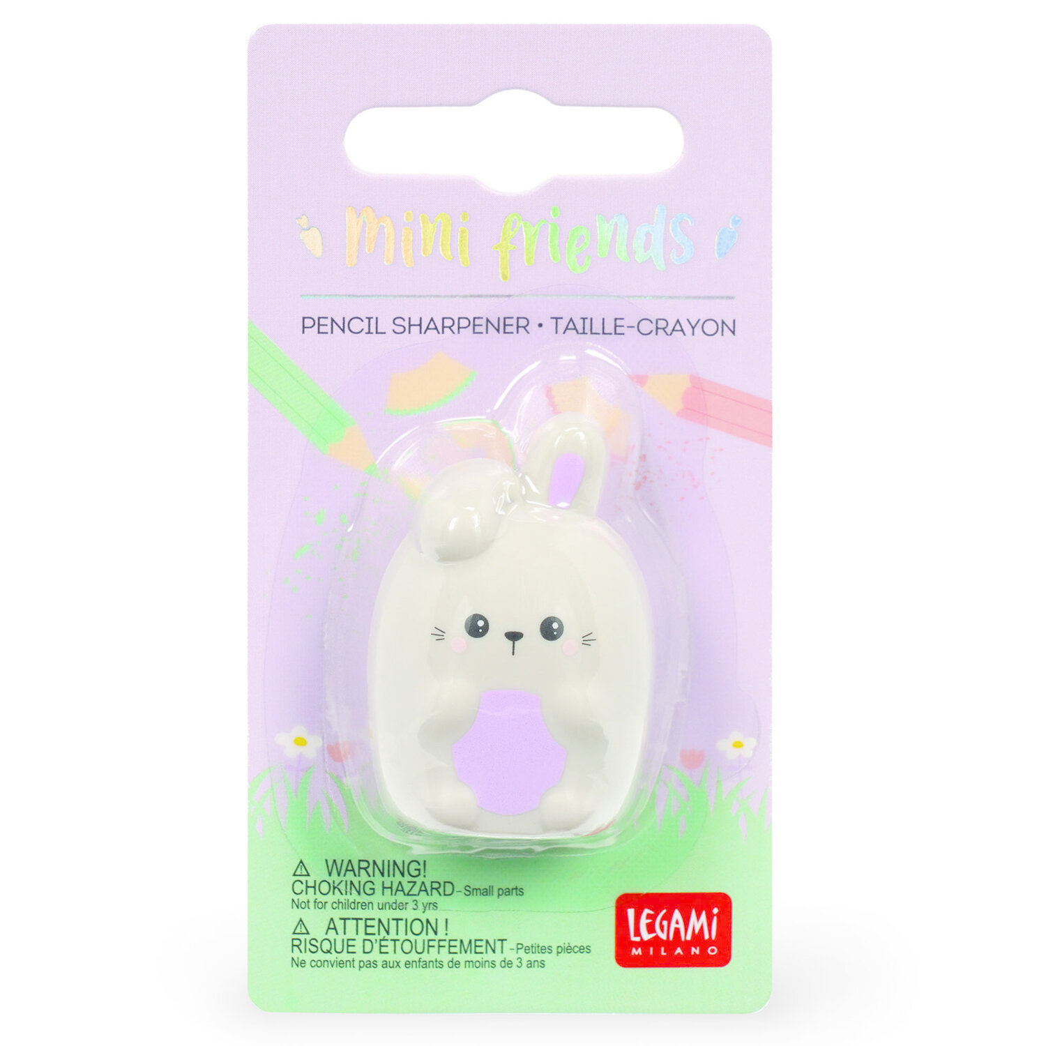 Mini Friends Anspitzer 3x4,5x2cm Farbe Bunny von Legami 