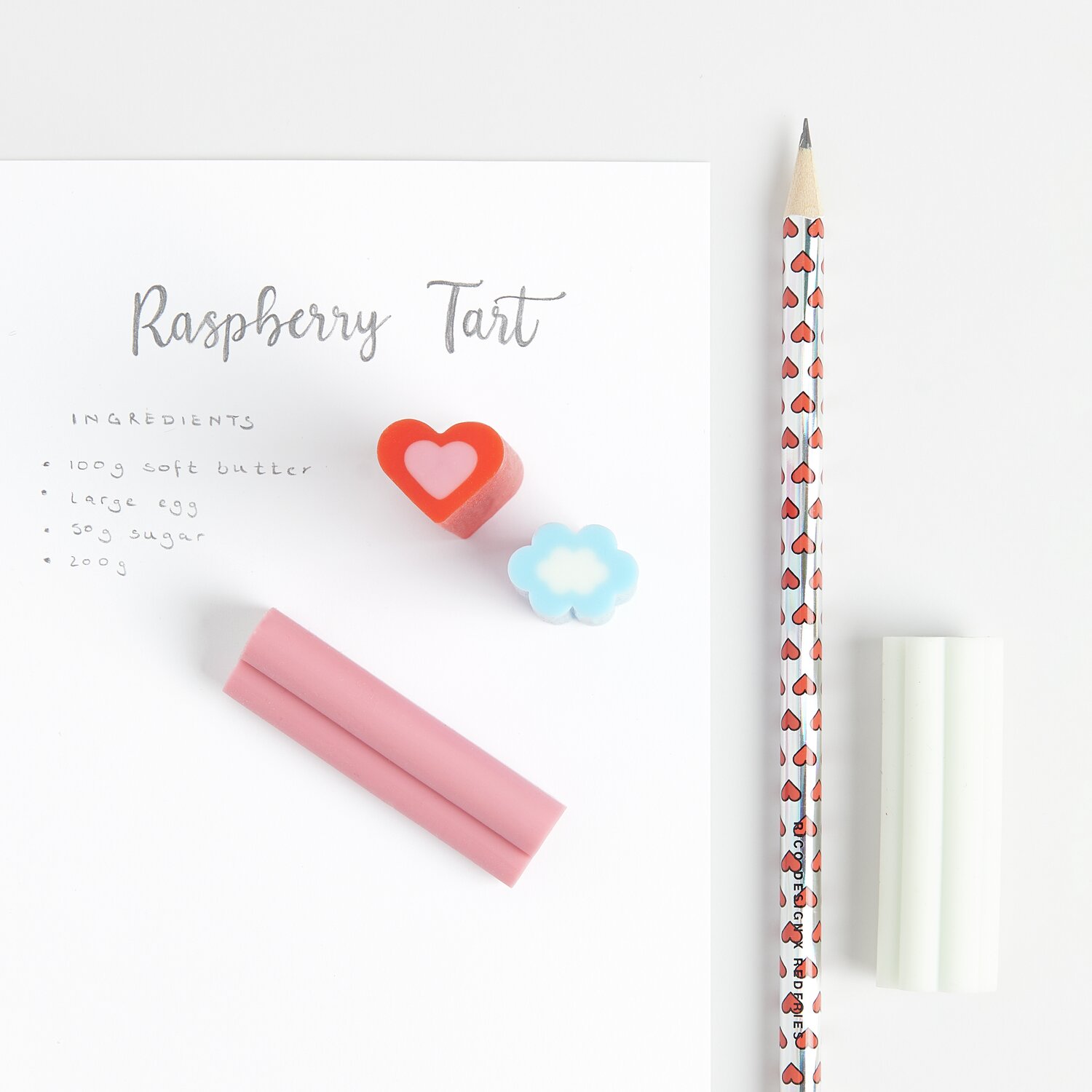 Rico Design x Redfries Radiergummi Wolke Eye Candy 1,5x2,1x6cm Farbe Hellblau/Dunkelblau von Rico Design