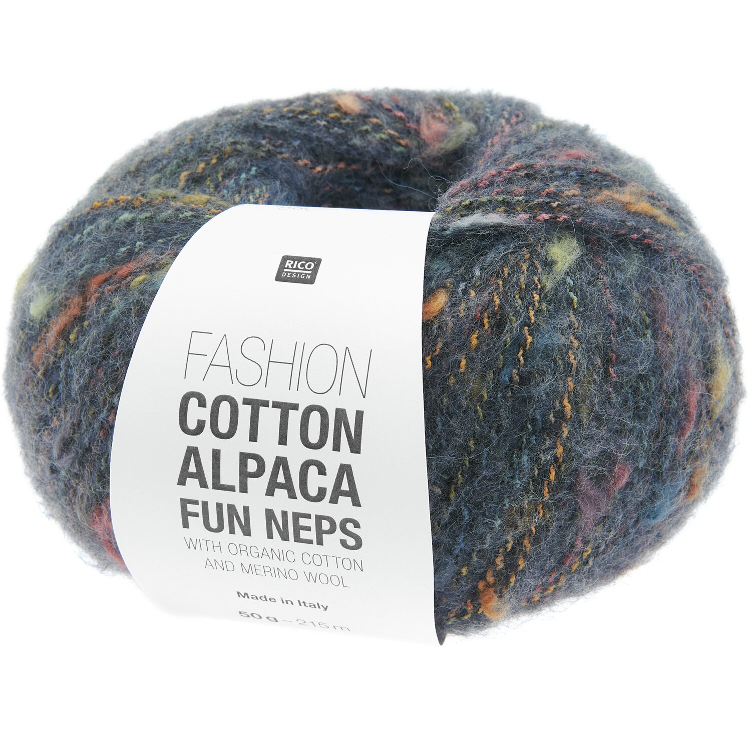 Fashion Cotton Alpaca Fun Neps 50g 215m Farbe Marine von Rico Design Fashion Cotton Alpaca Fun Neps 50g 215m Farbe Marine von Rico Design