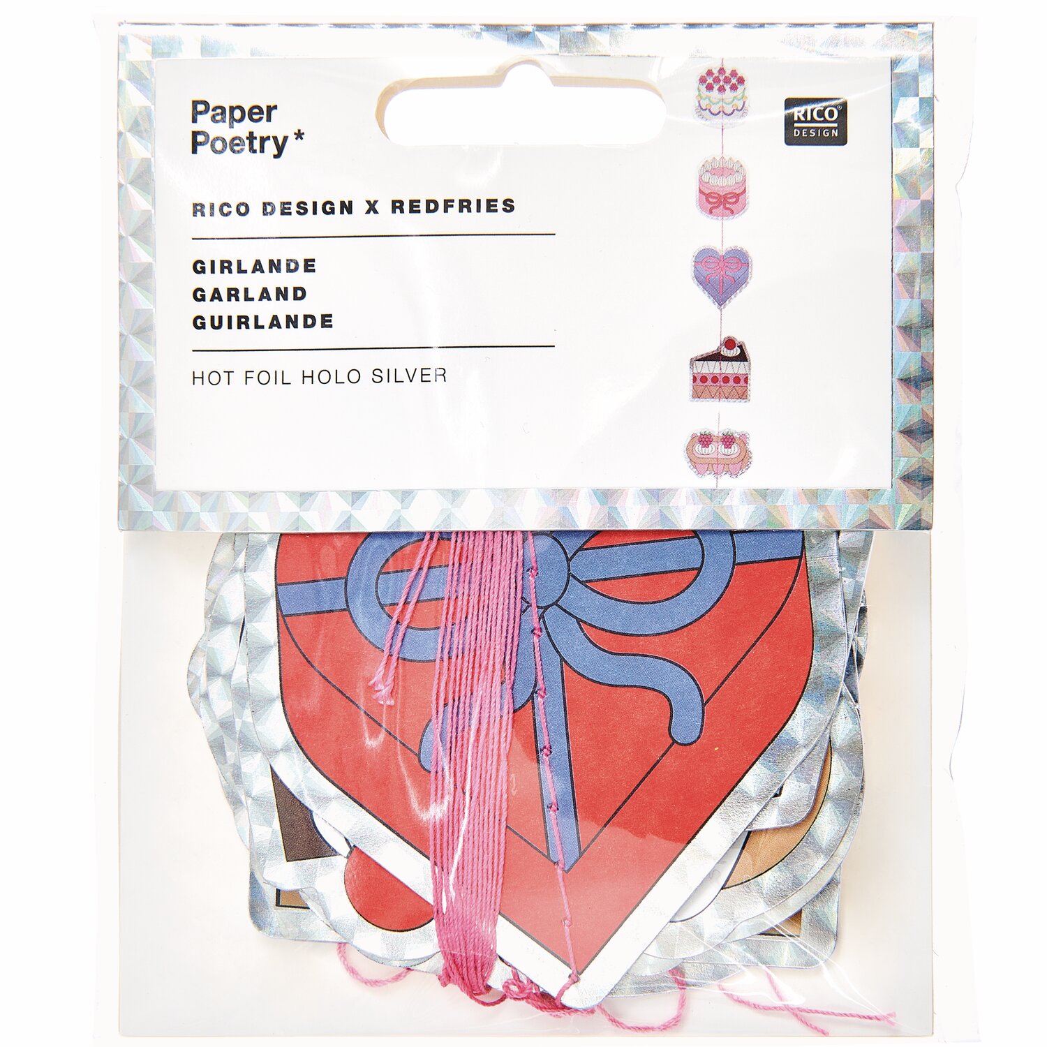 Rico Design x Redfries Genähte Girlande 2,3m von Rico Design