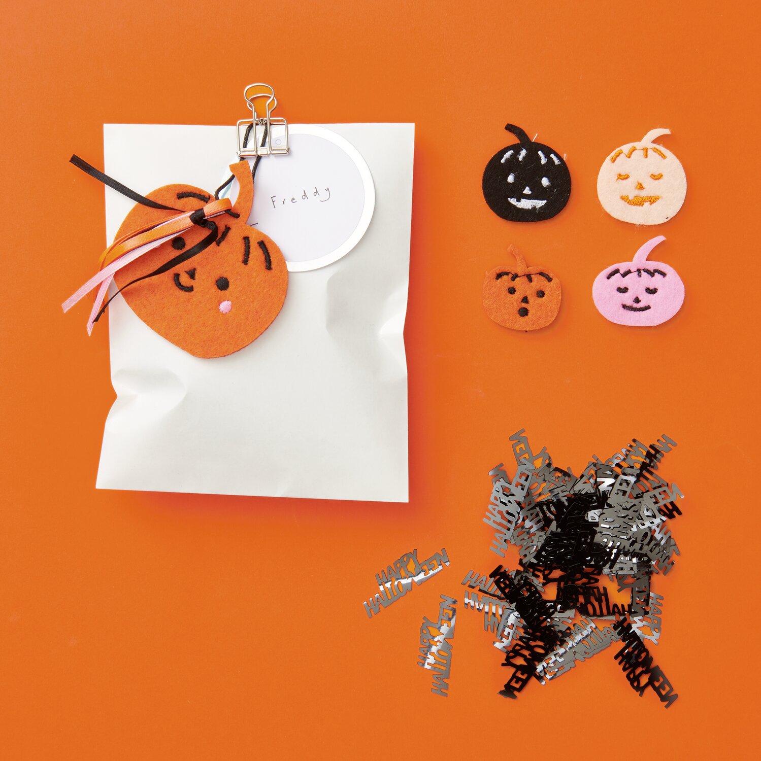 Filzstreu Kürbis Mix mehrfarbig 12 Stück von Rico Design