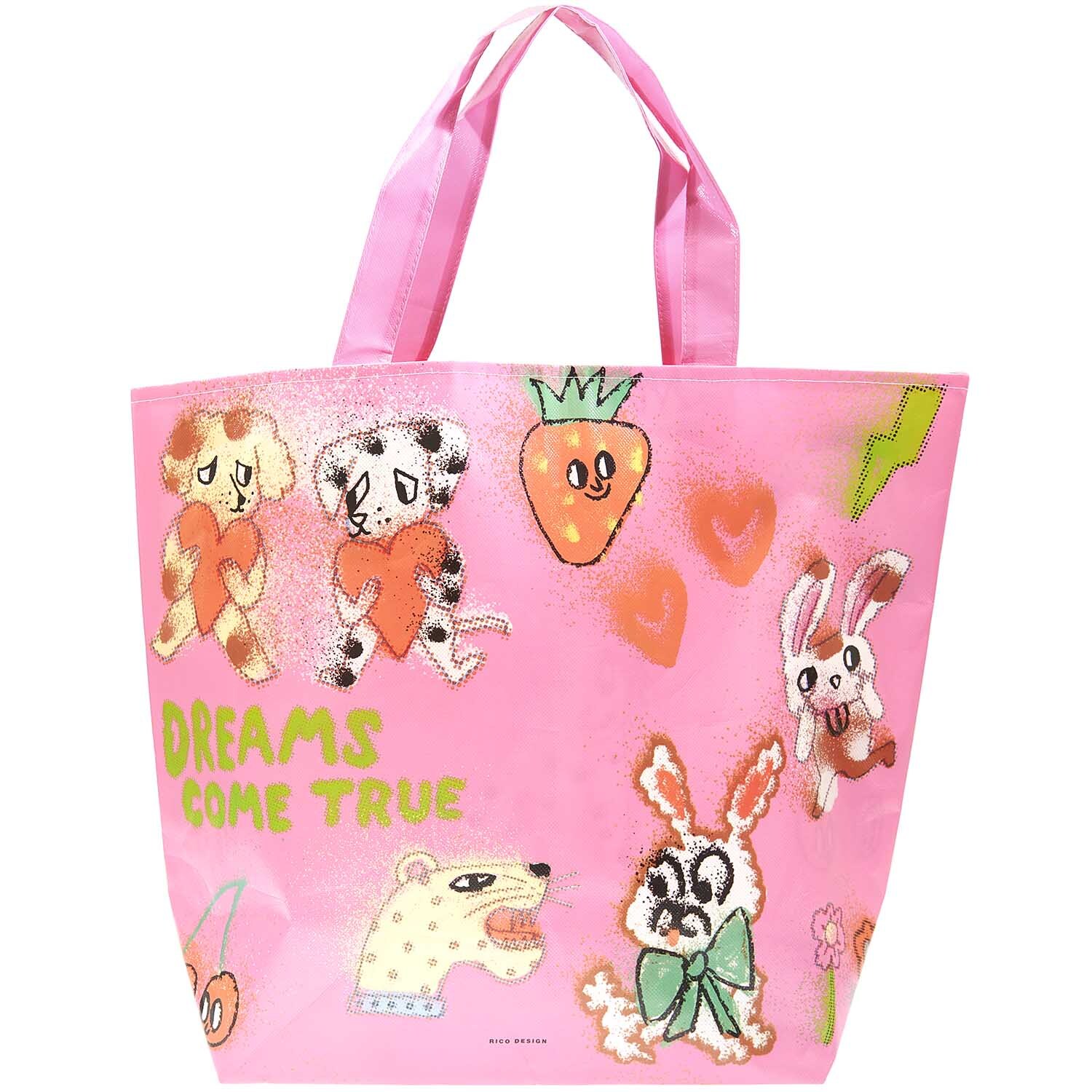 Paper Poetry Shopper Airbrush rosa 54x43x20cm Paper Poetry Shopper Airbrush rosa 54x43x20cm