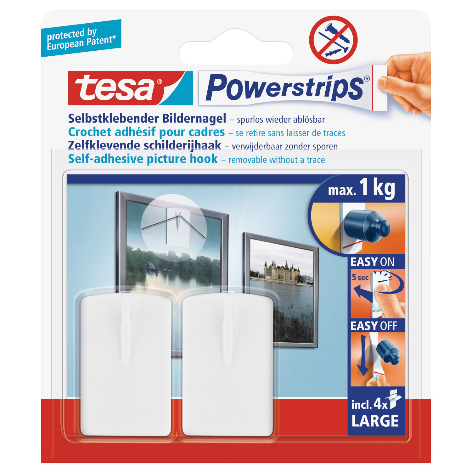 tesa Powerstrips large