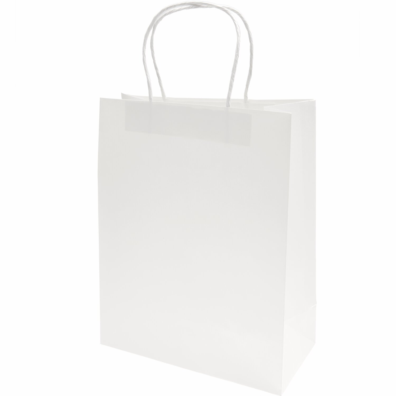 Papiertüte weiß: Elegante, umweltfreundliche Tragetasche von Rico Design, ideal für Geschenke.