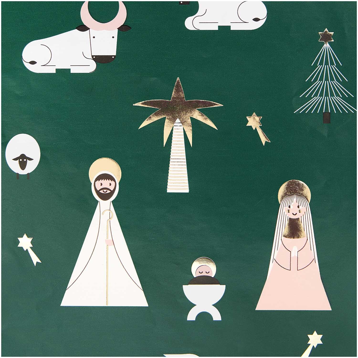 Paper Poetry Geschenkpapier Weihnachtskrippe 200x70cm 80g/m2 Paper Poetry Geschenkpapier Weihnachtskrippe 200x70cm 80g/m2