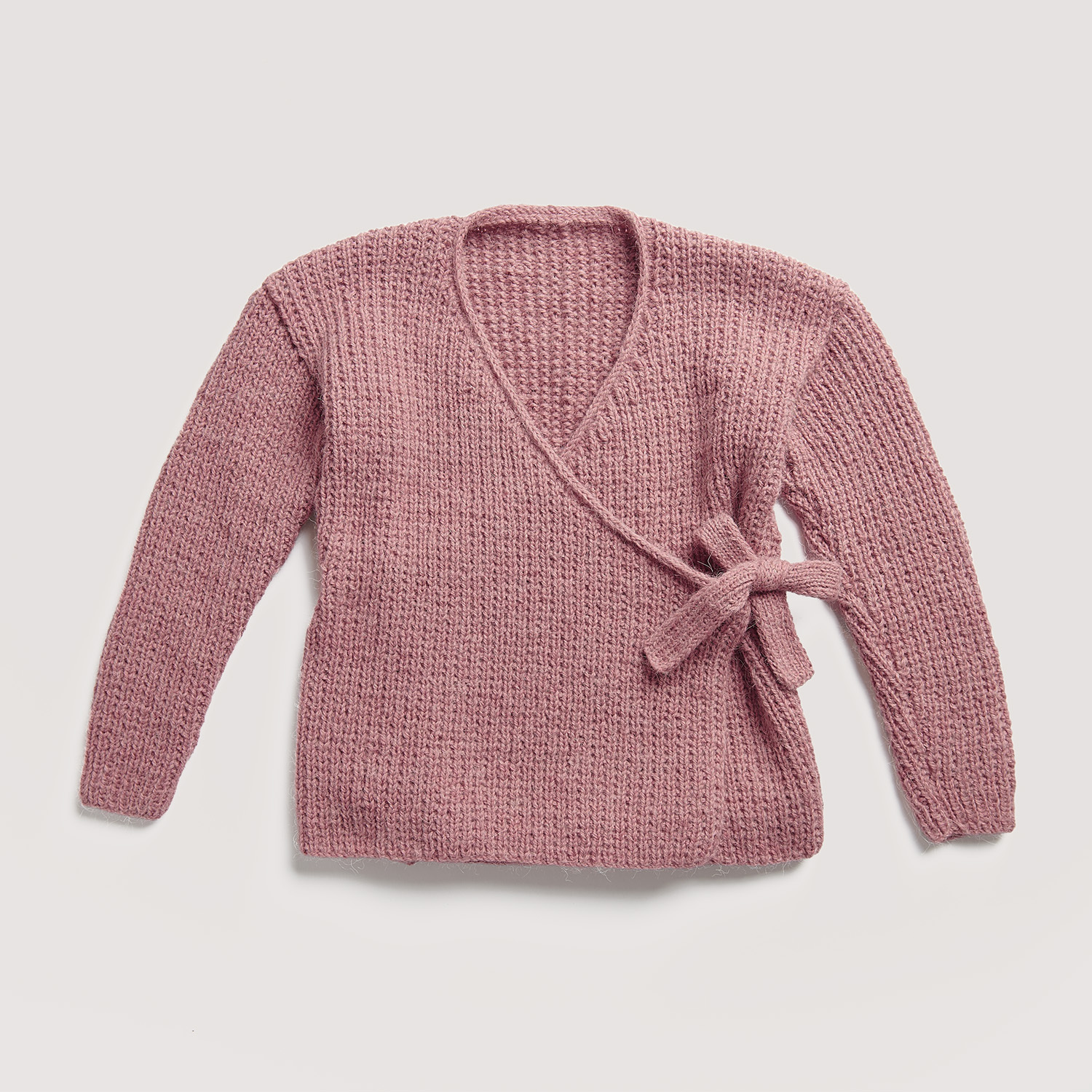 Strickanleitung Wickeljacke aus Soft Alpaca von Rico Design