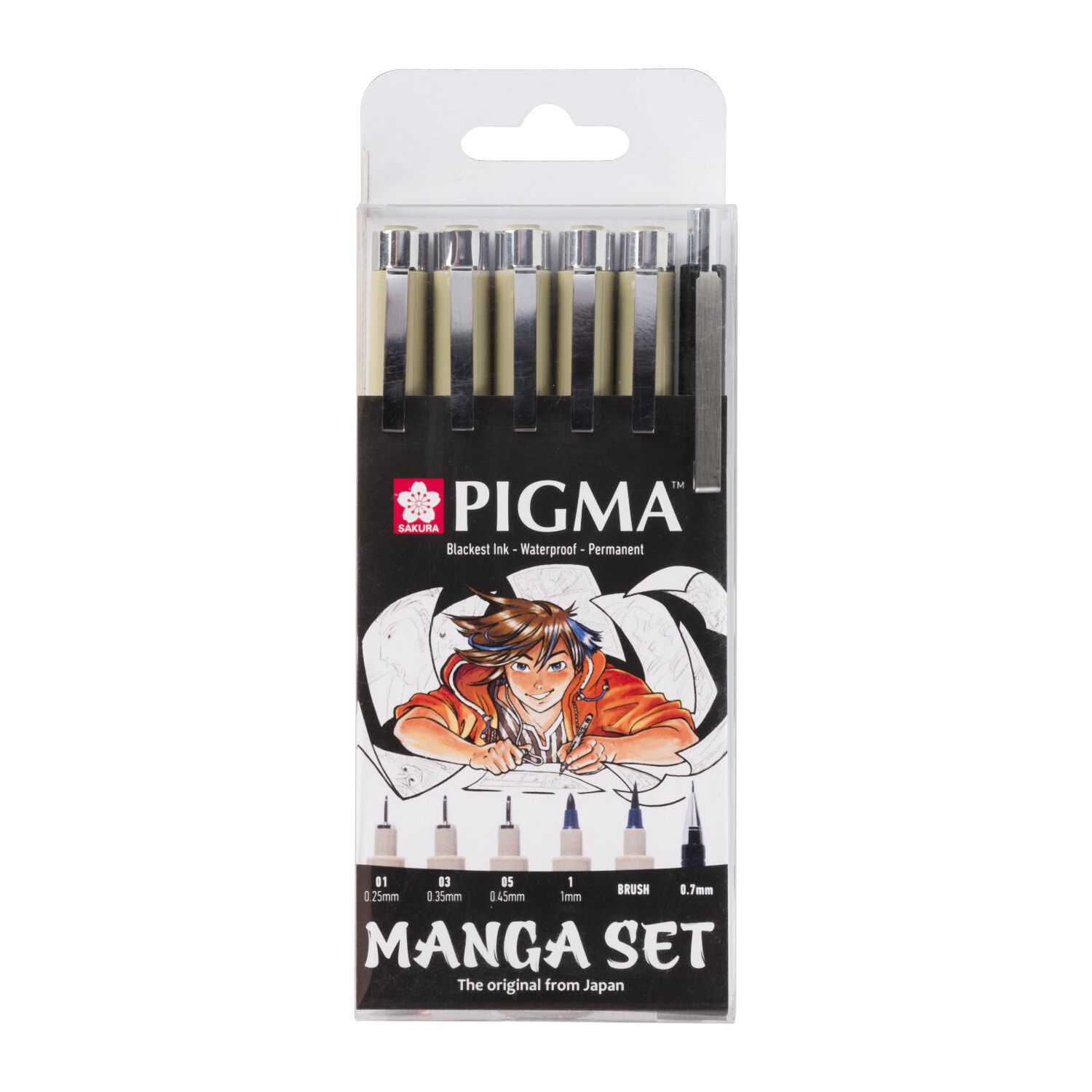 Pigma Micron Manga Set