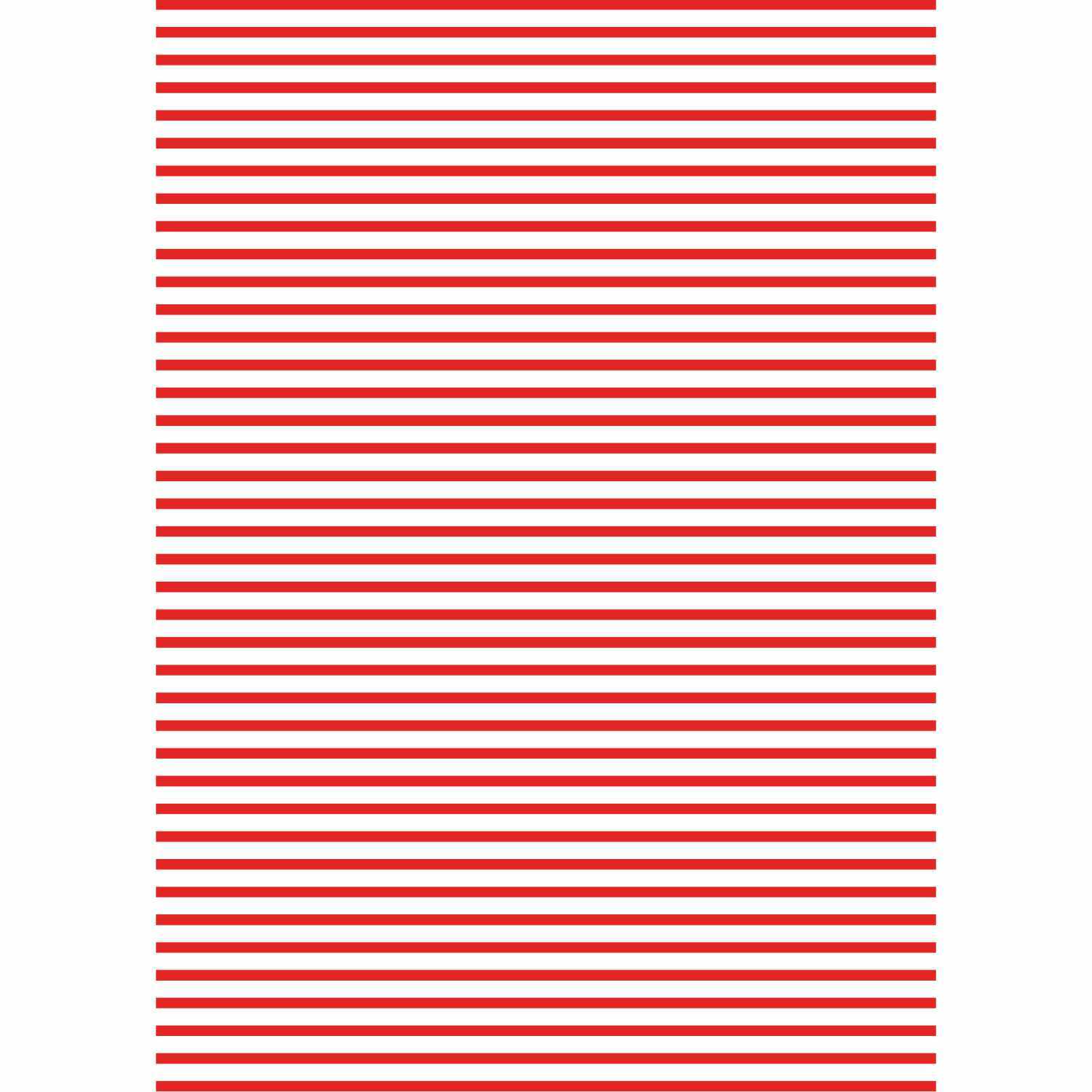 Fotokarton Streifen weiß-rot 50x70cm 300g/m²