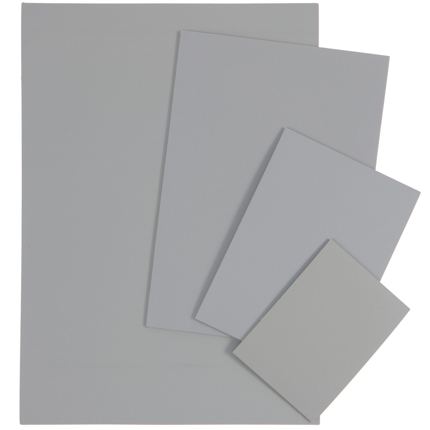 Linolplatte in verschiedenen Größen, ideal für kreative Druckprojekte. Graue Farbe, Marke Rico Design.