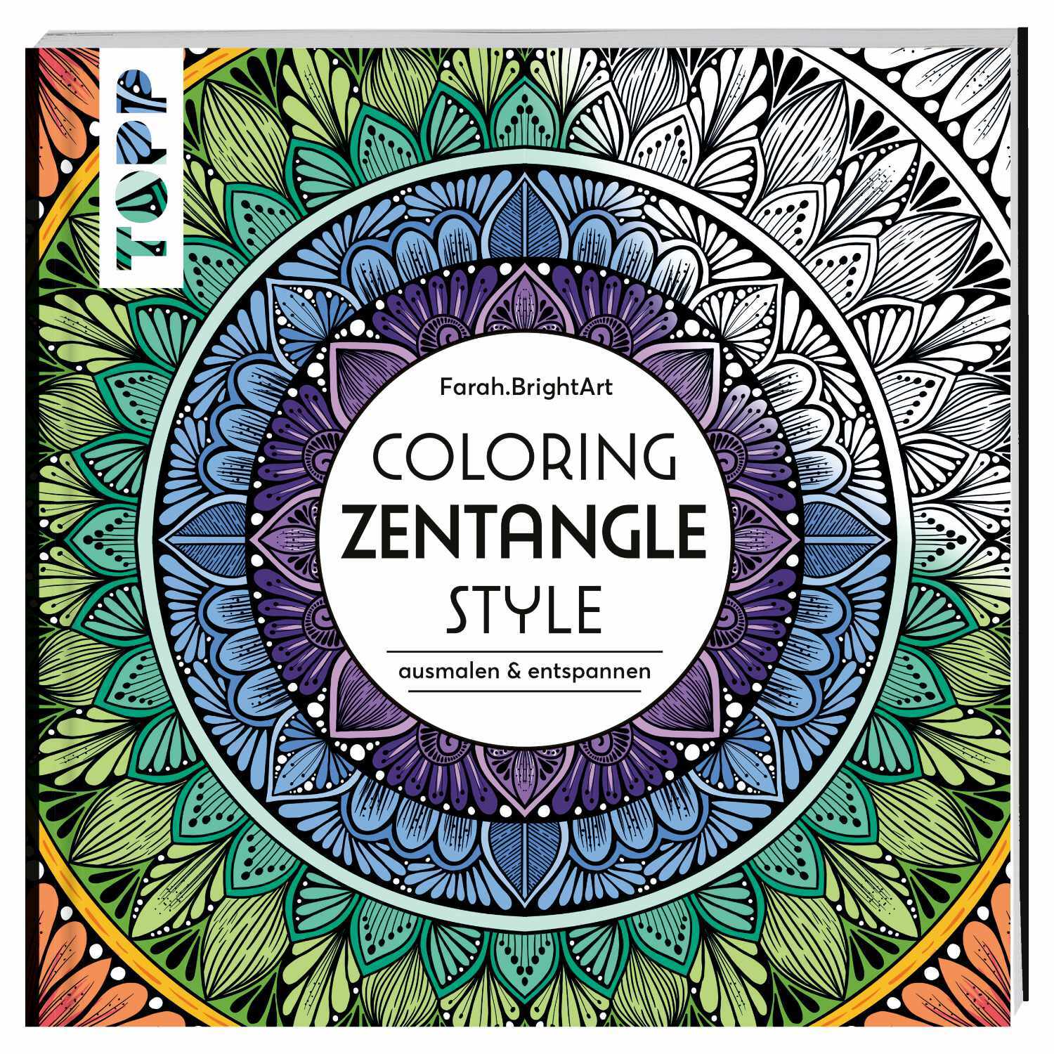 Coloring Zentangle Style