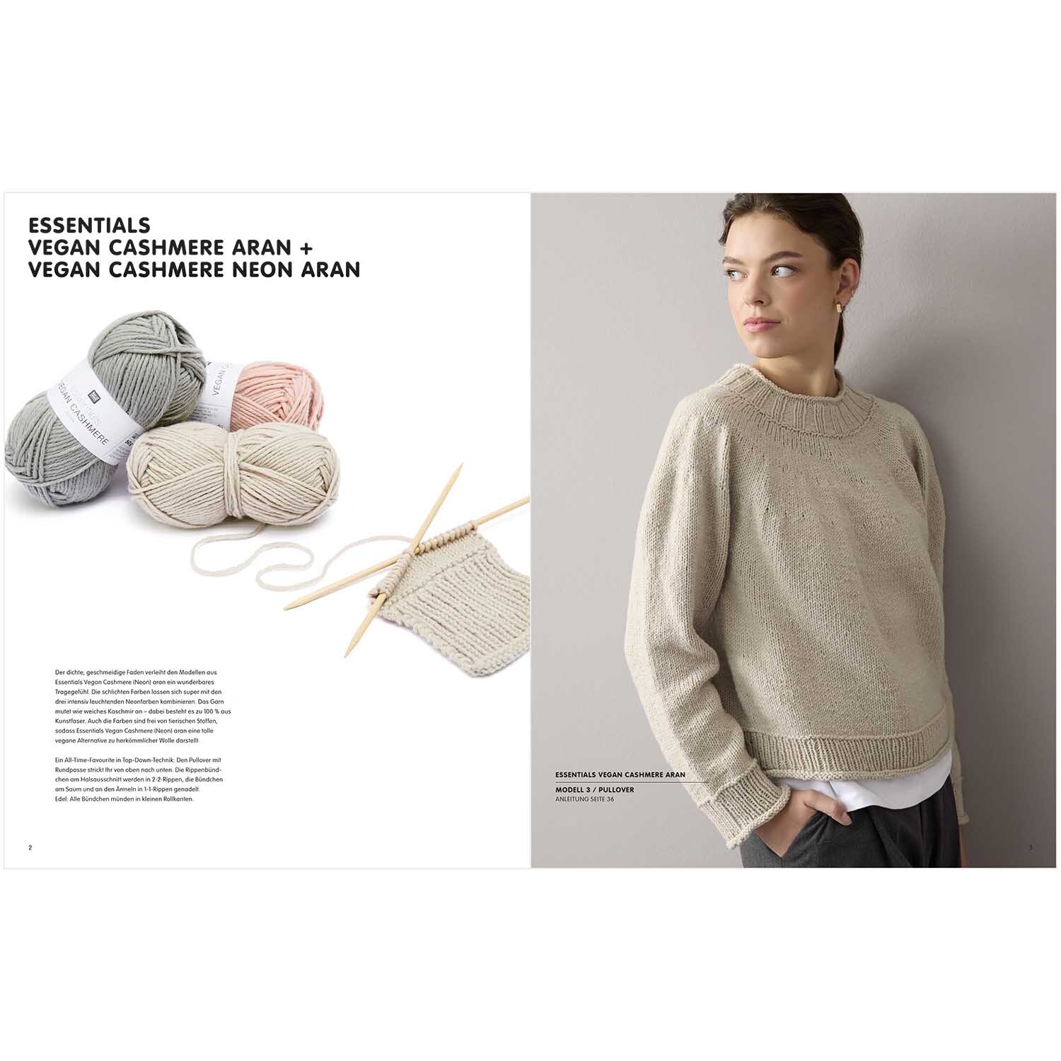 Vegan Cashmere Special Sprachauswahl deutsch von Rico Design