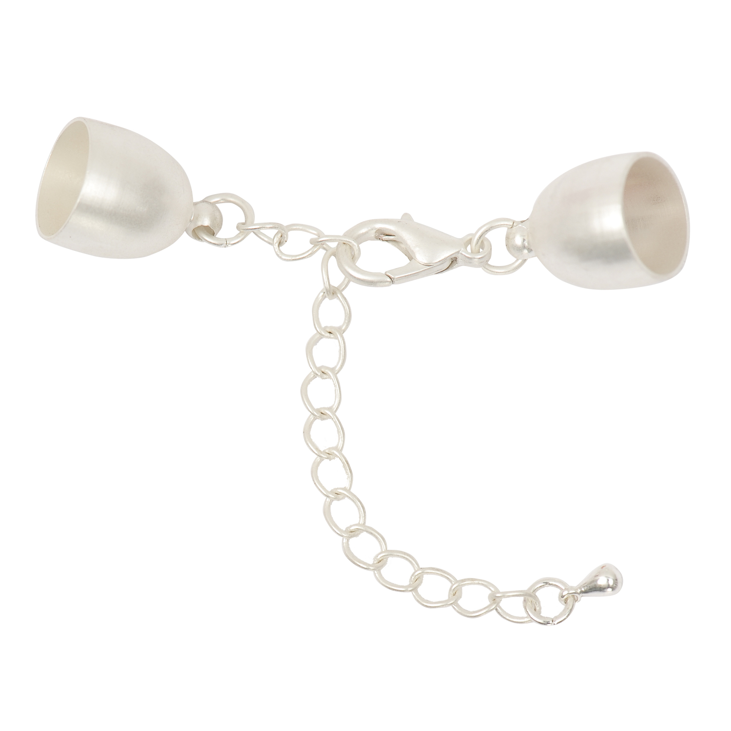 Endkappe silber matt 12mm