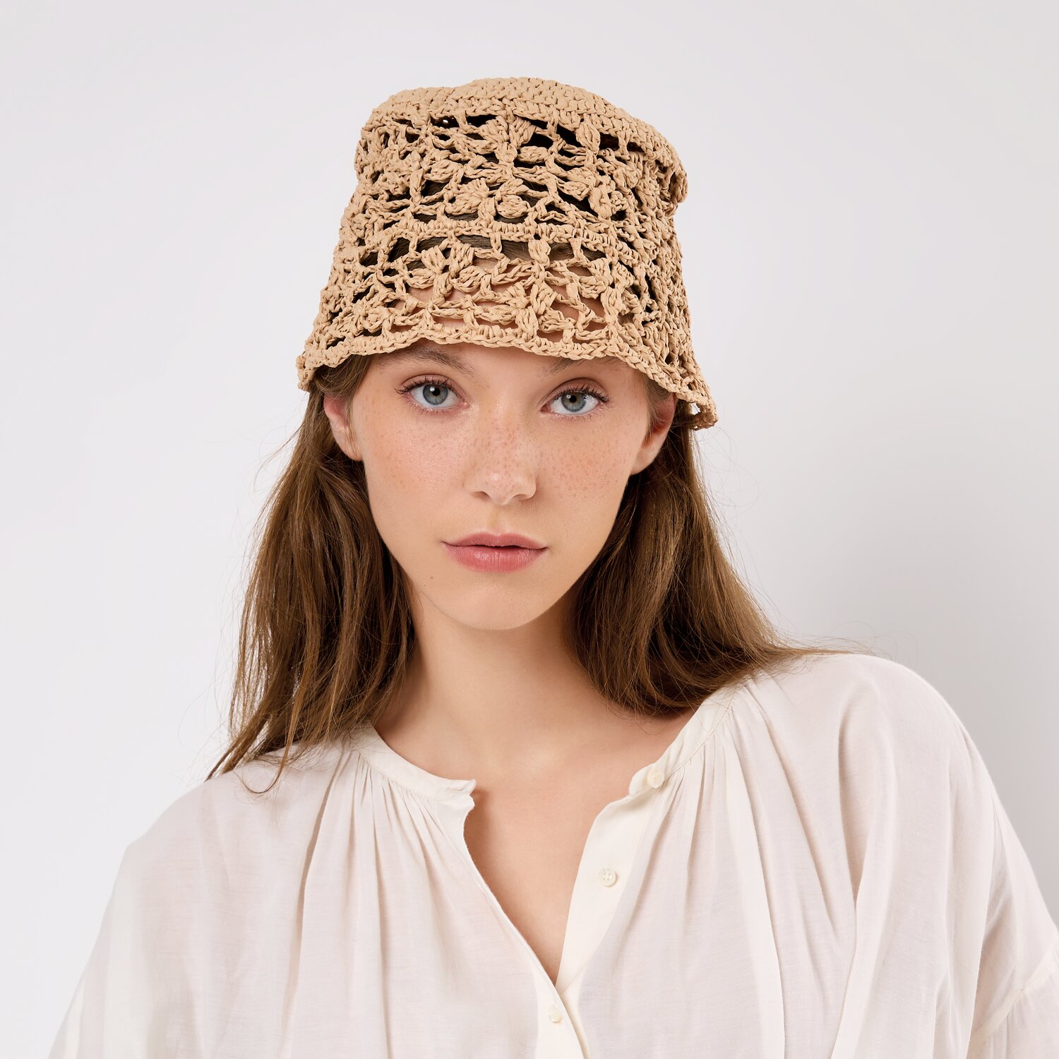 Häkelset Bucket Hat Modell 05 aus Luxury Knits - Summer Pieces von Rico Design