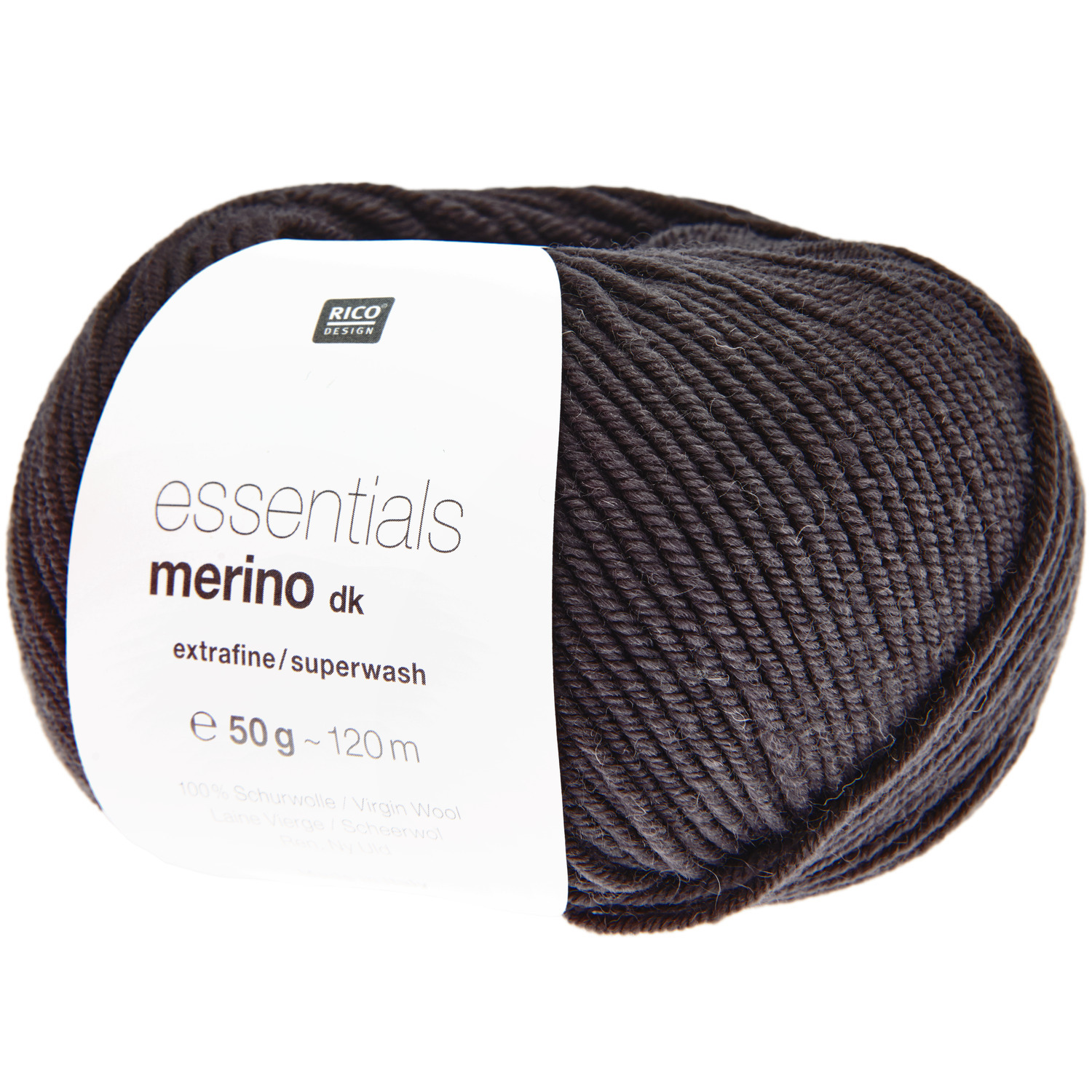 Essentials Merino dk 50g 120m Farbe Schiefer von Rico Design Essentials Merino dk: Weiches Garn in Schiefer von Rico Design, 50g Knäuel mit 120m Länge. Ideal für hochwertige Strickprojekte.
