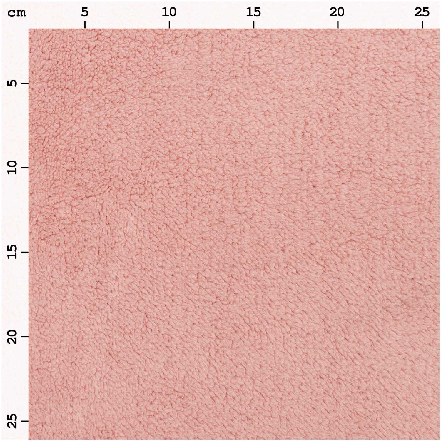 Meterware Teddyplüsch 155cm Farbe Rosa von Rico Design