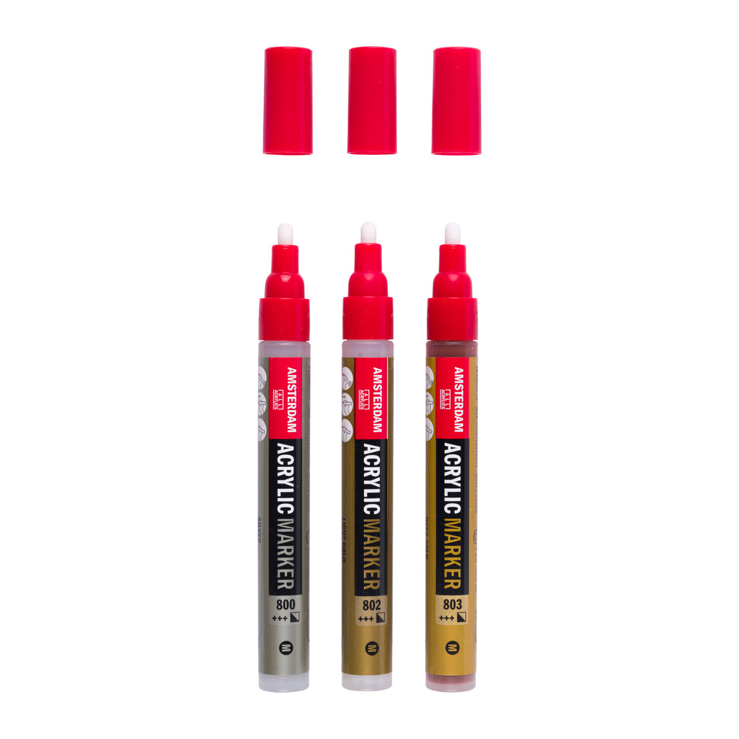 Acrylic Marker Set Metallic 3 Stück von Royal Talens