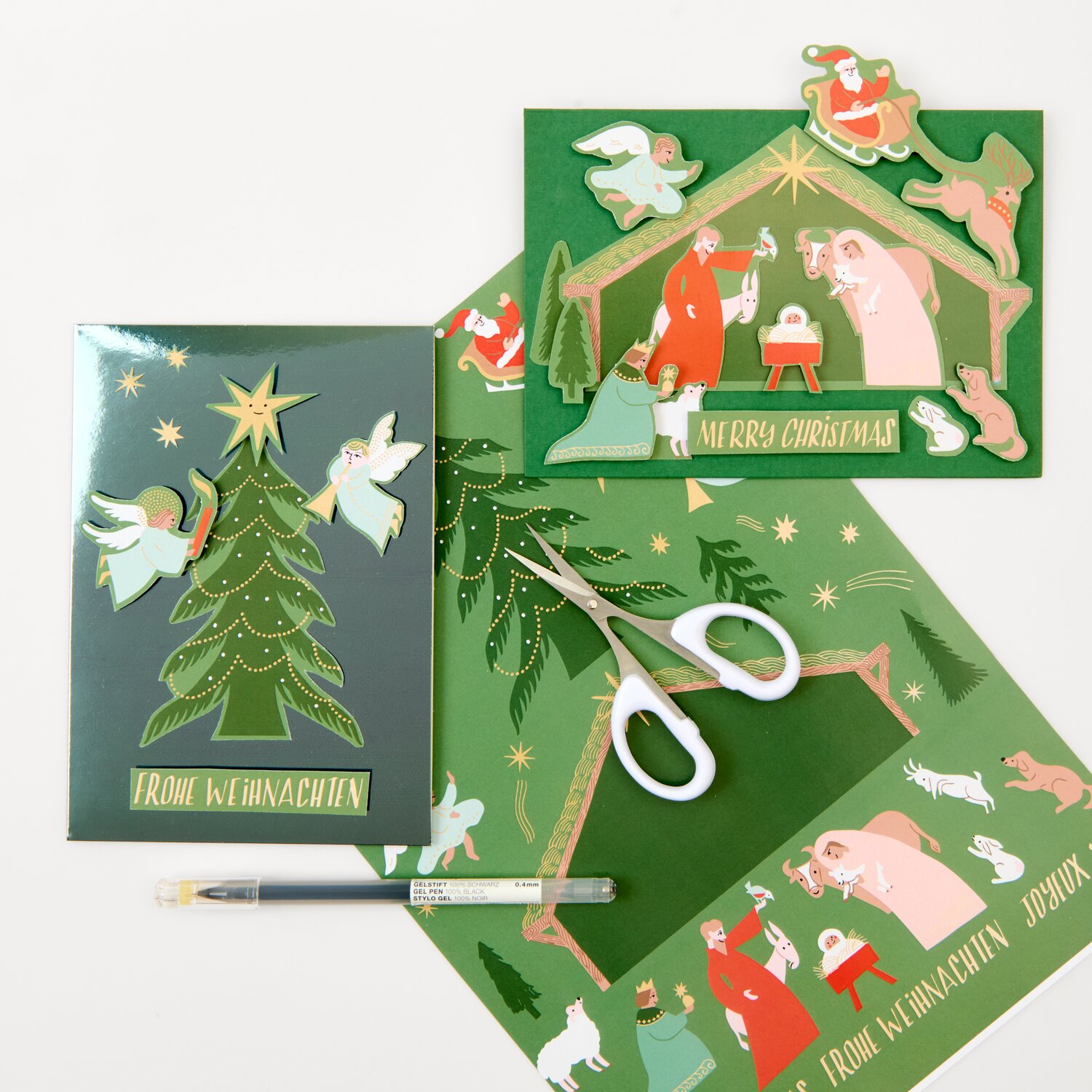Paper Poetry Motivpapierblock Advent Advent A4 22 Blatt von Rico Design