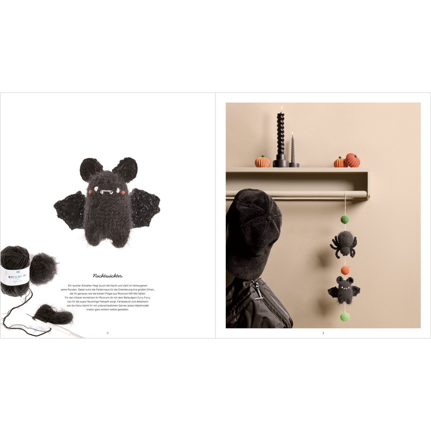 Ricorumi Halloween Sprachauswahl deutsch von Rico Design