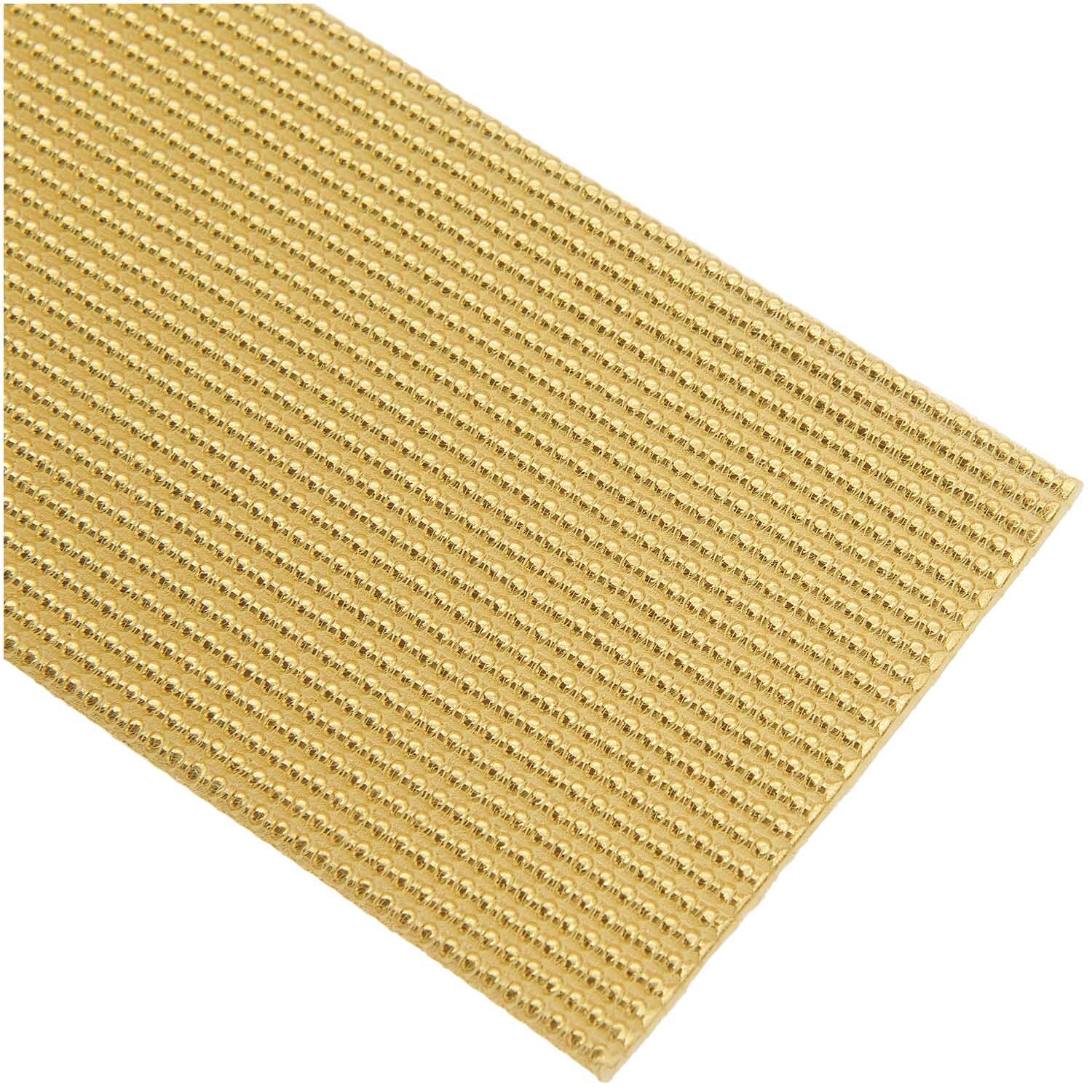 Wachsstreifen Perle gold 20cm 27 Stück