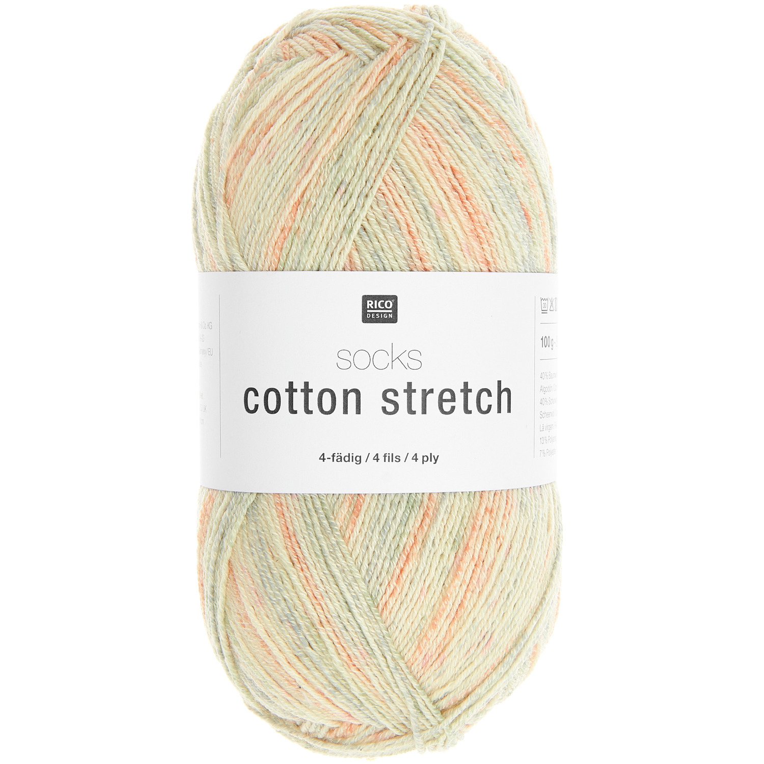 Socks Cotton Stretch 4-fädig
