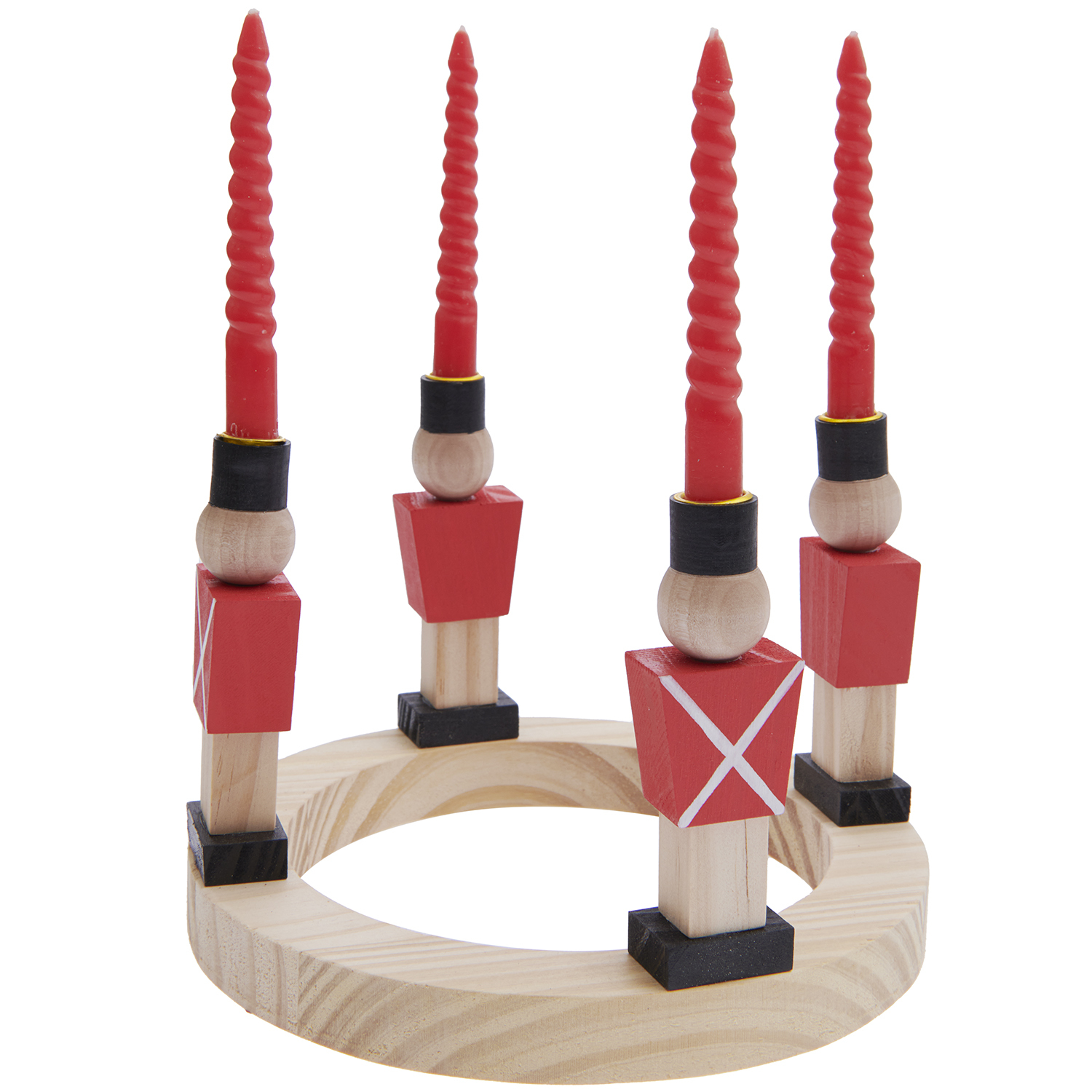 Adventskranz Gardist natur-rot 19cm Adventskranz Gardist natur-rot 19cm