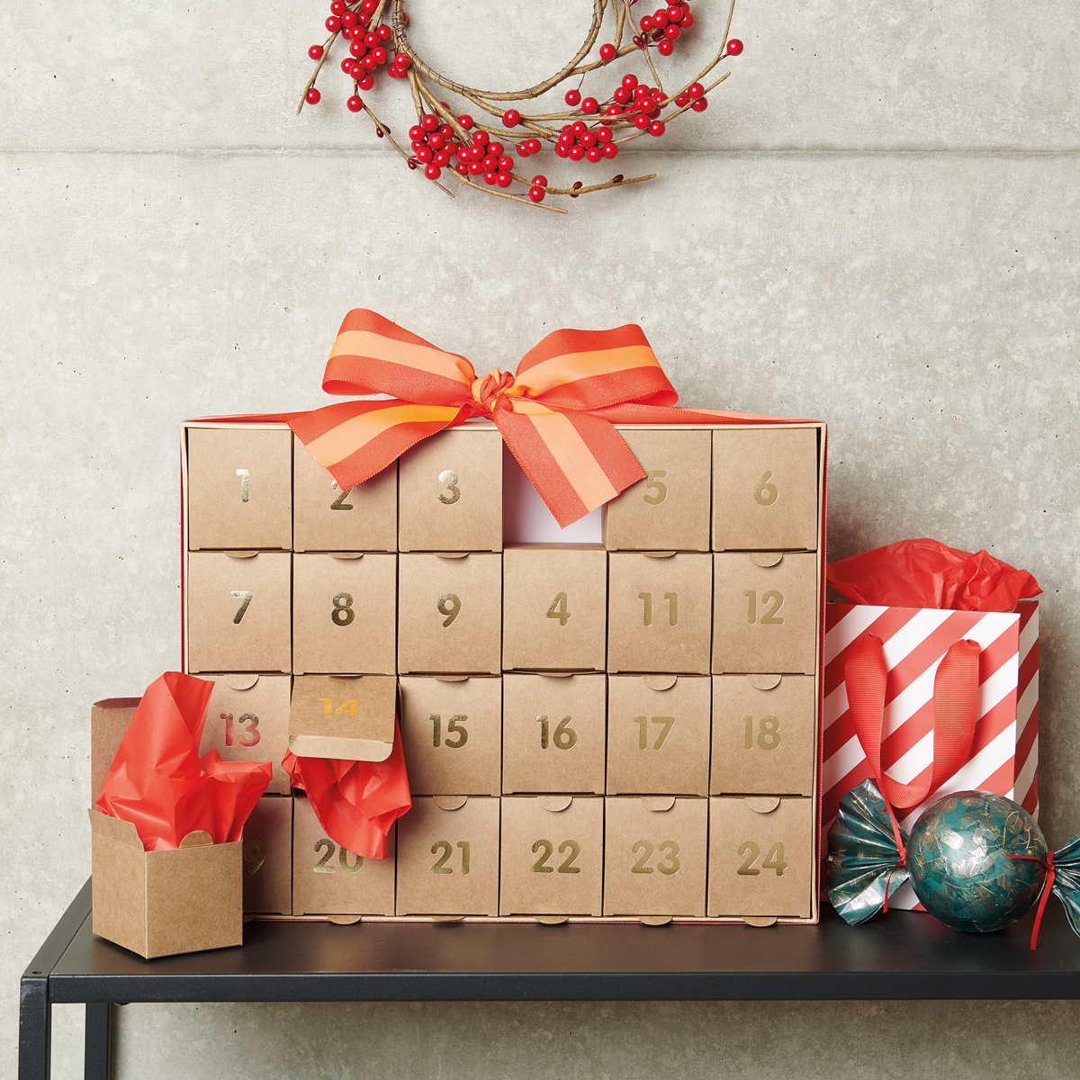 Weihnachten  Geschenk Adventskalender Sets fertige Kalender
