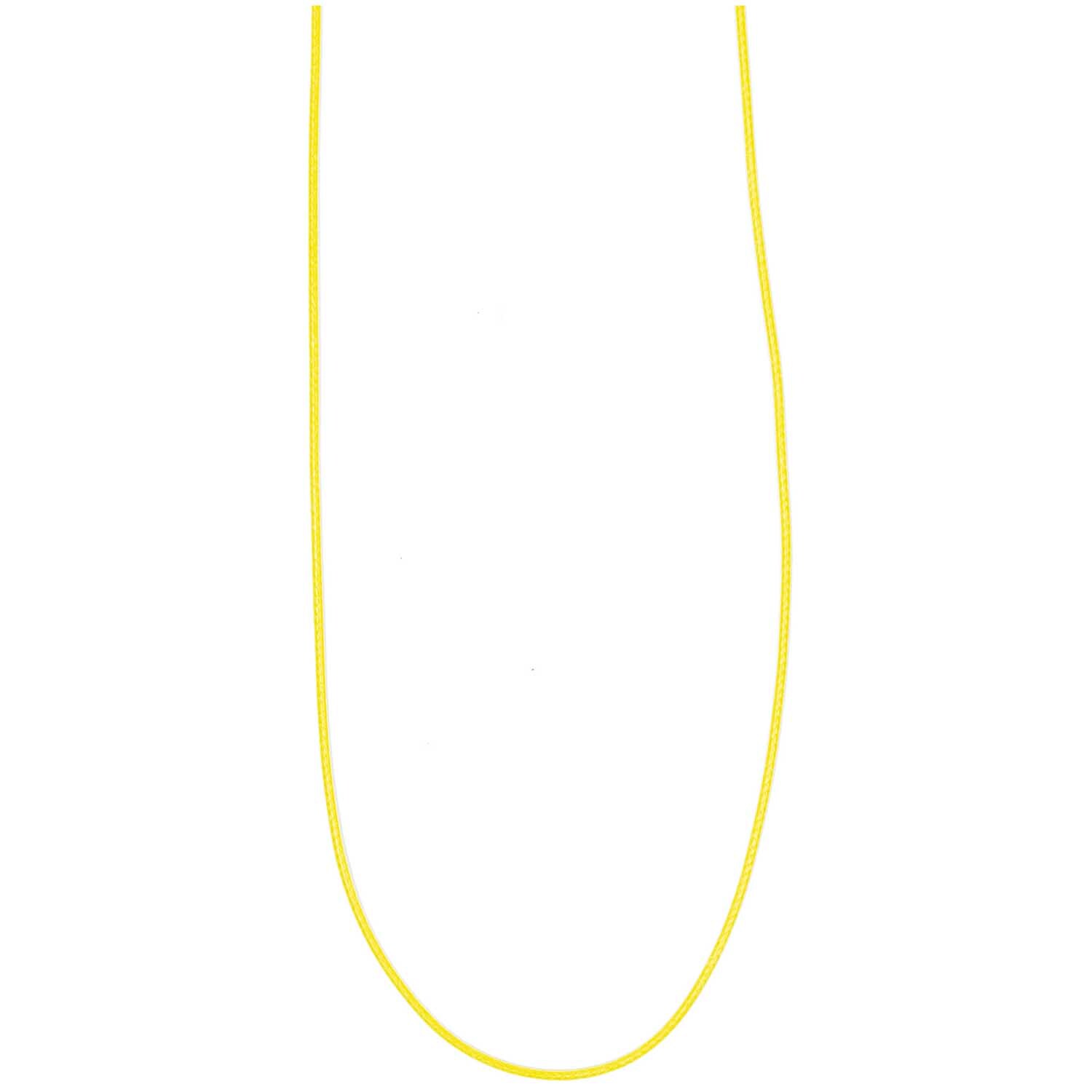 Baumwollkette neongelb 70cm